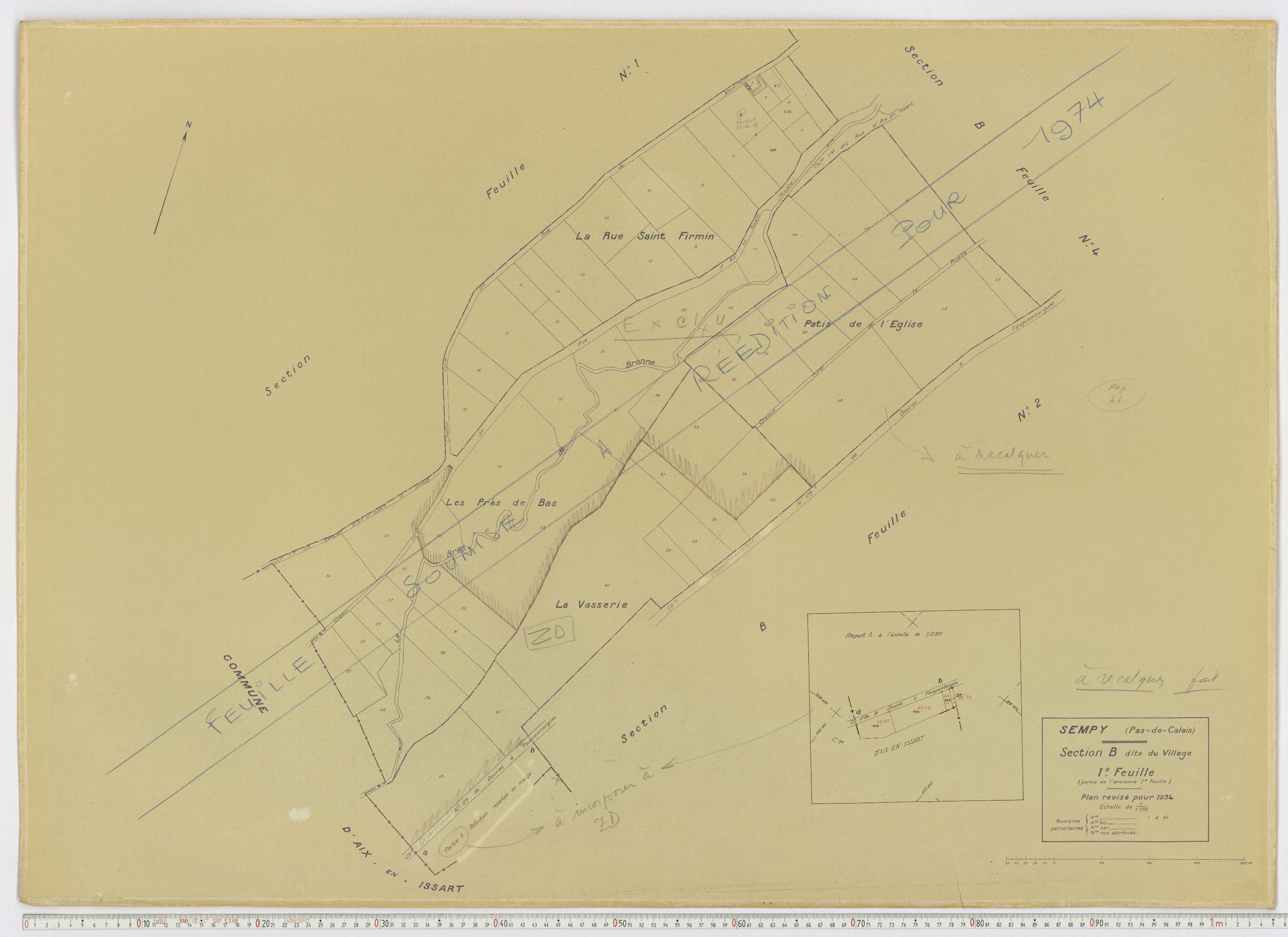 Sempy - Section B, feuille 1.