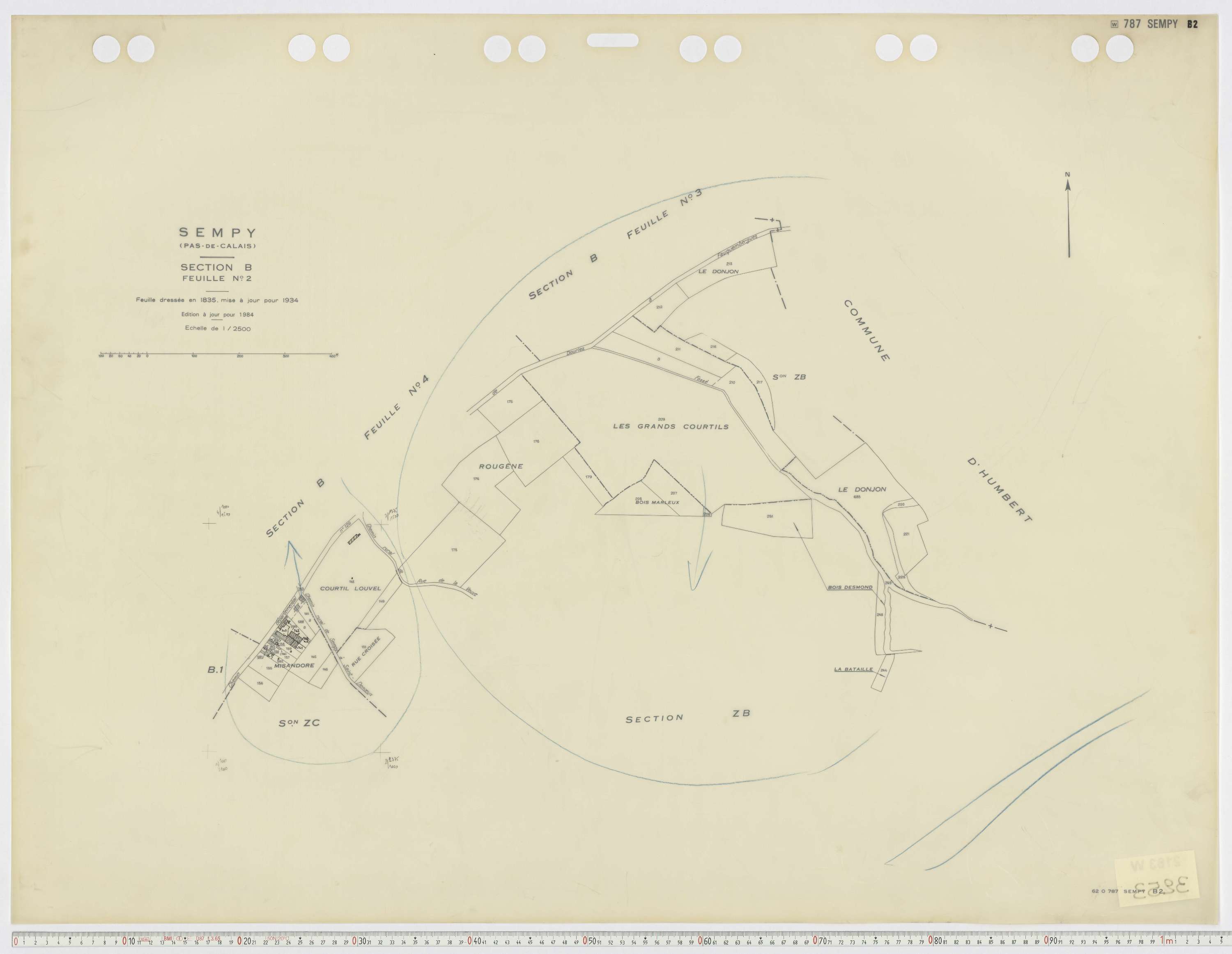 Sempy - Section B, feuille 2.