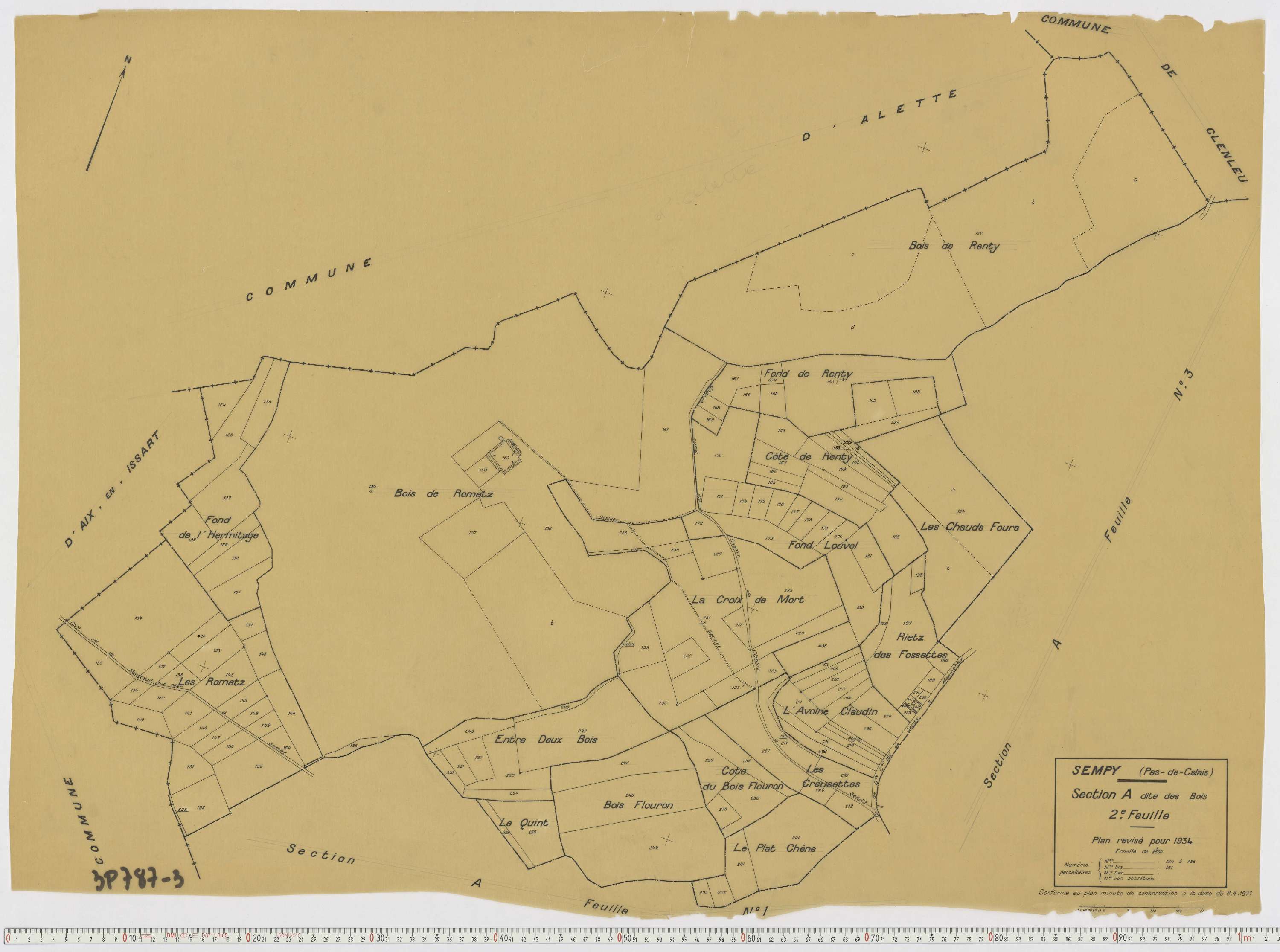 Sempy - Section A, feuille 2.