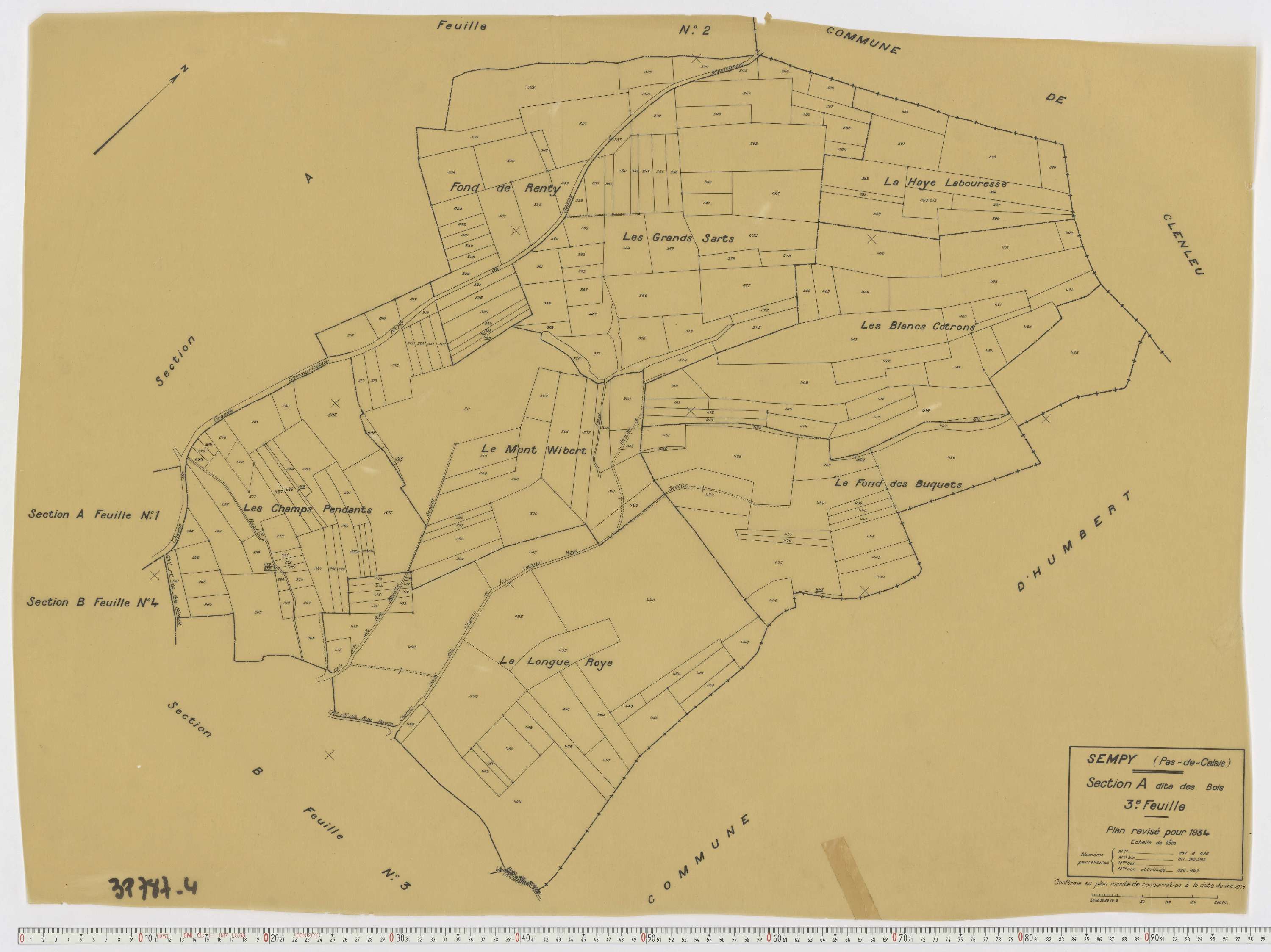 Sempy - Section A, feuille 3.