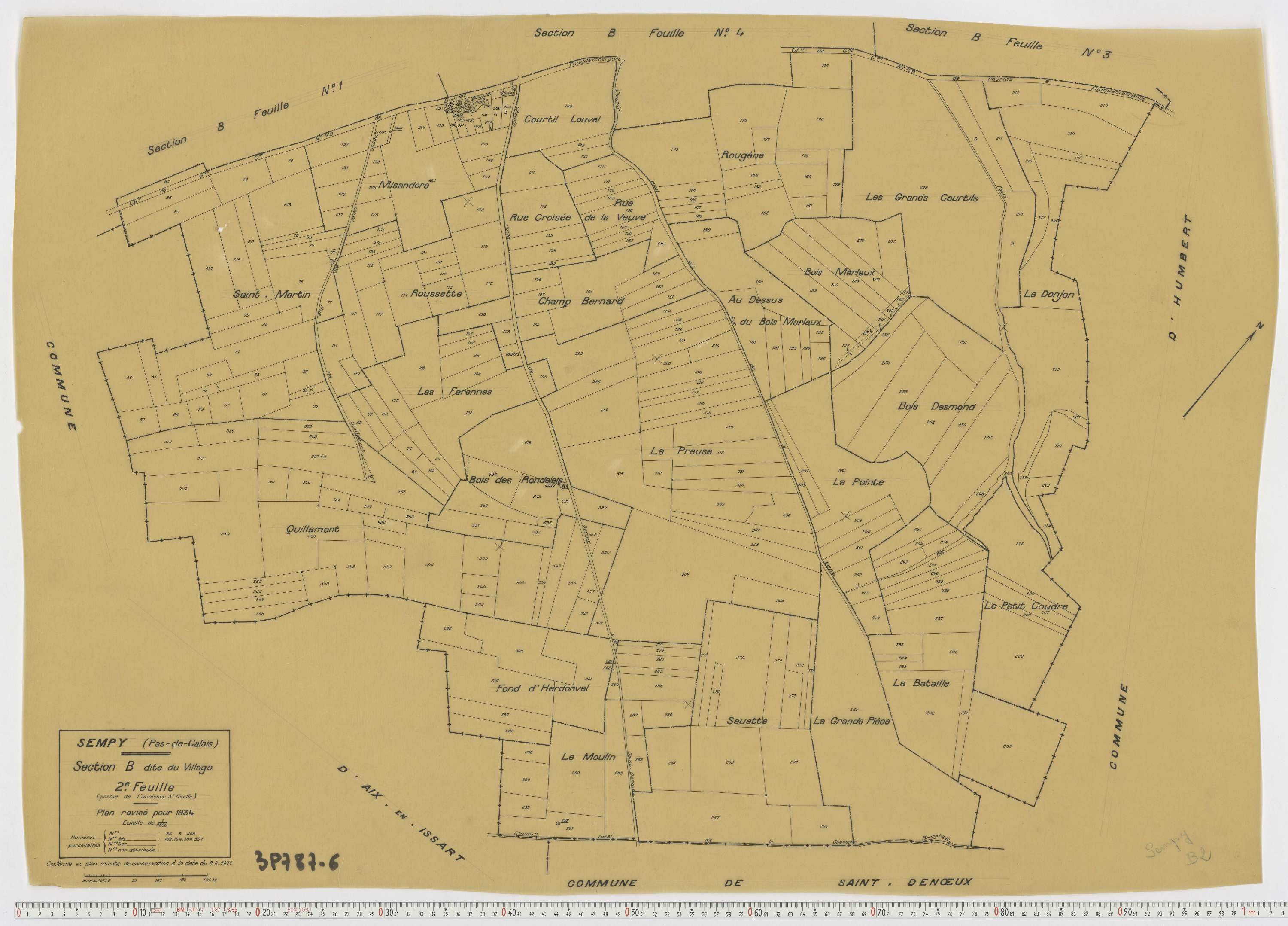 Sempy - Section B, feuille 2.