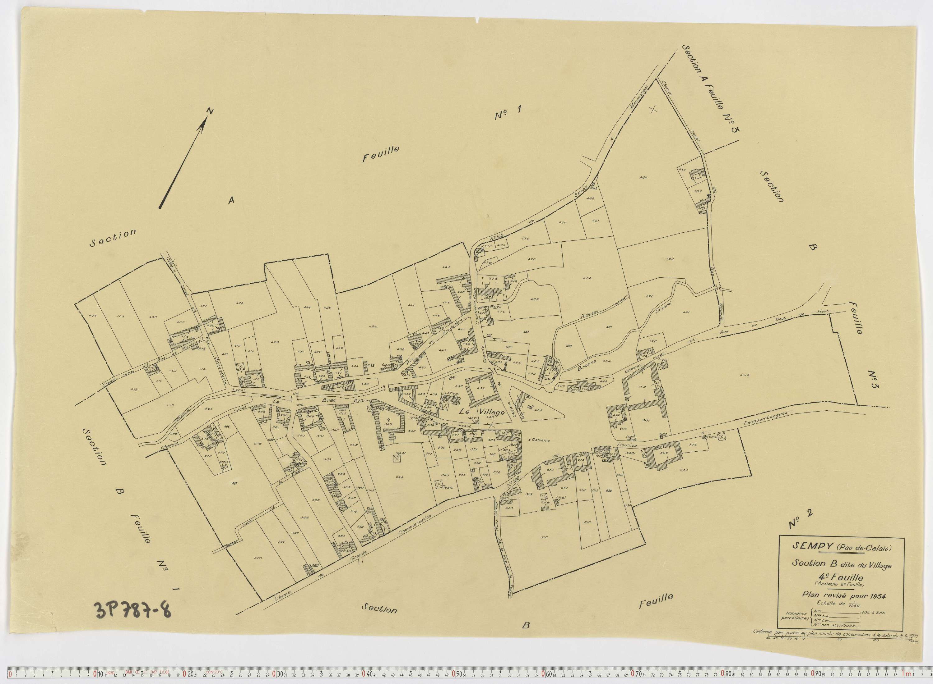 Sempy - Section B, feuille 4.