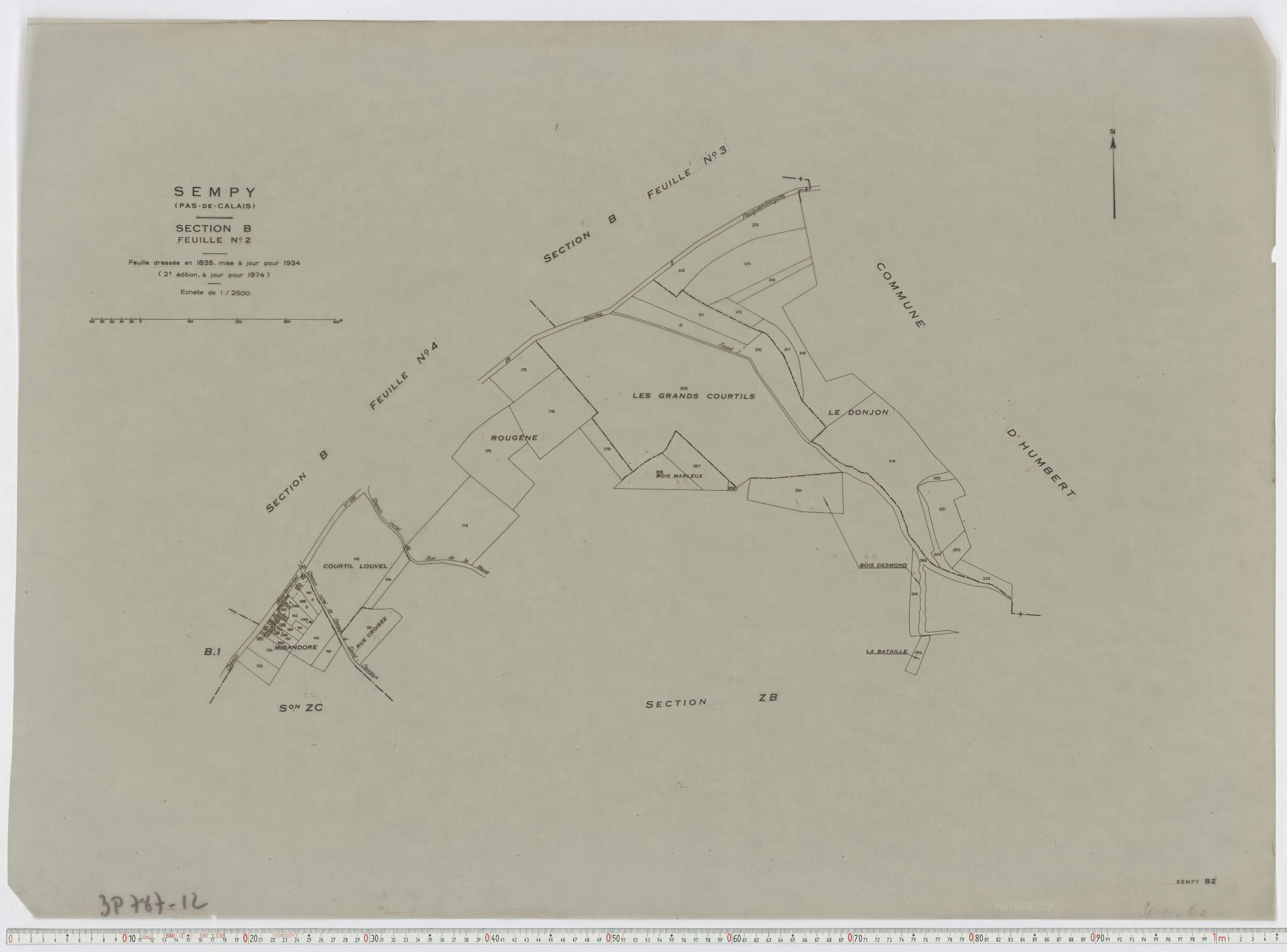 Sempy - Section B, feuille 2.