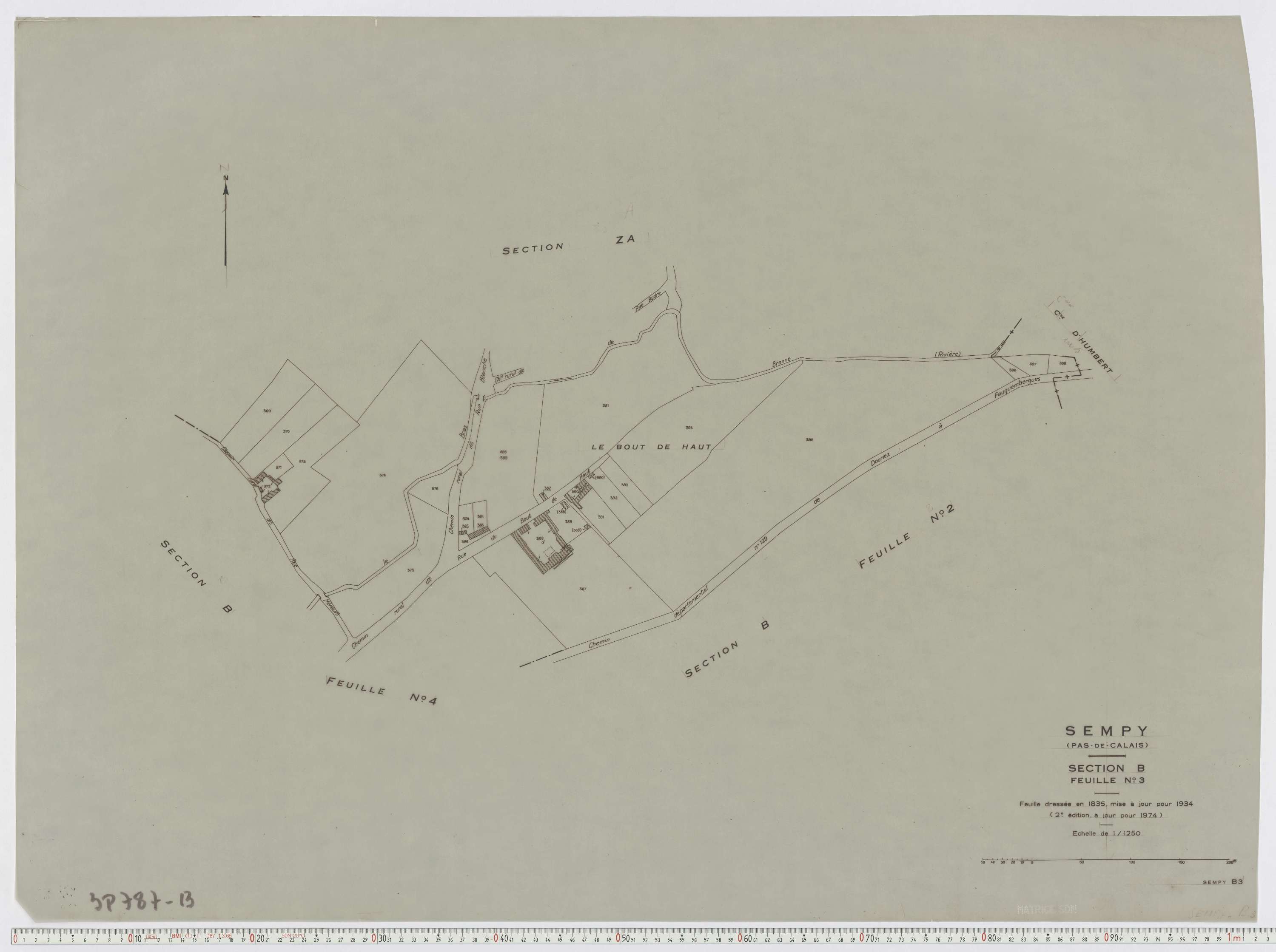 Sempy - Section B, feuille 3.