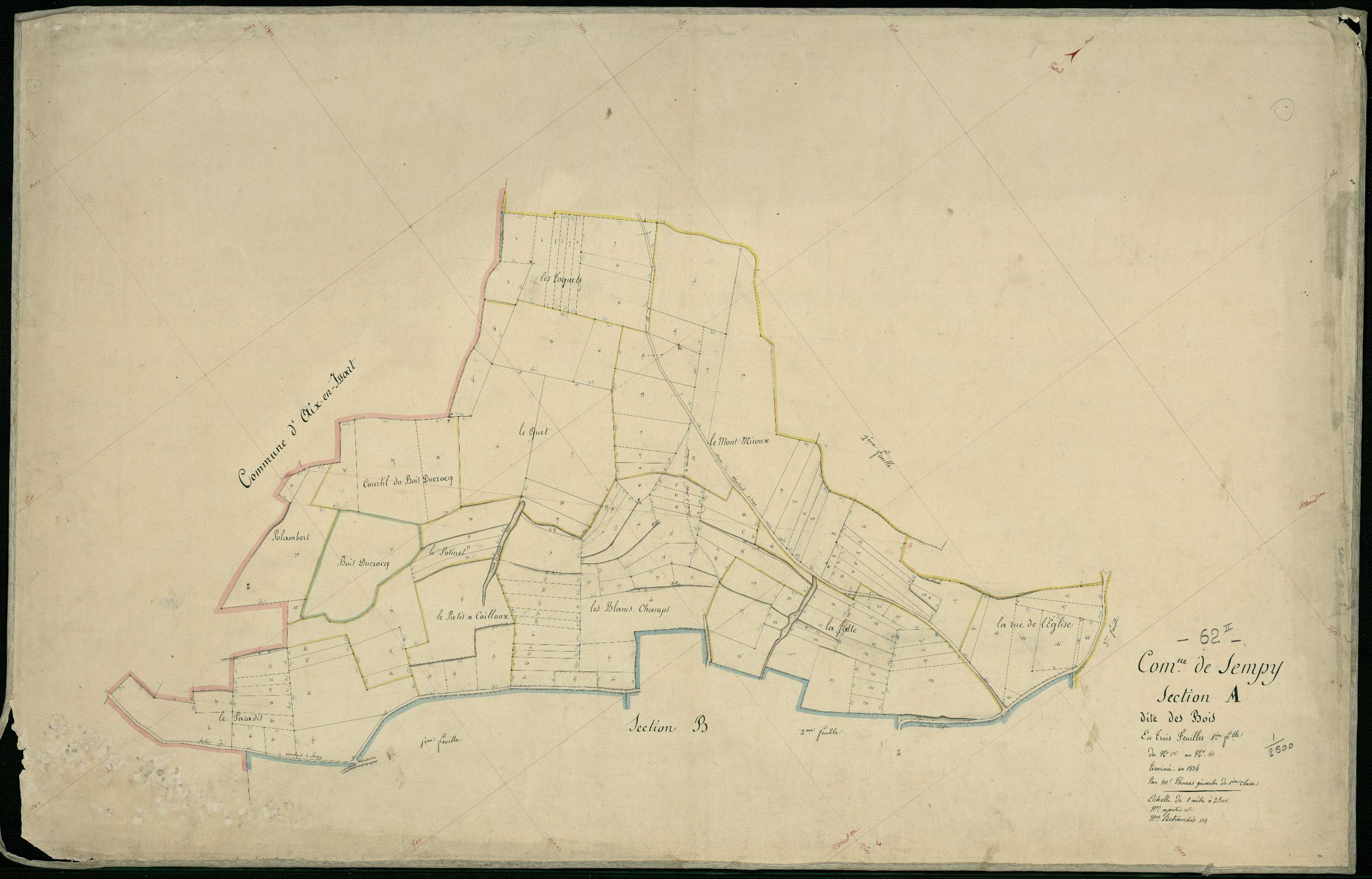 Sempy - Section A, 1re feuille