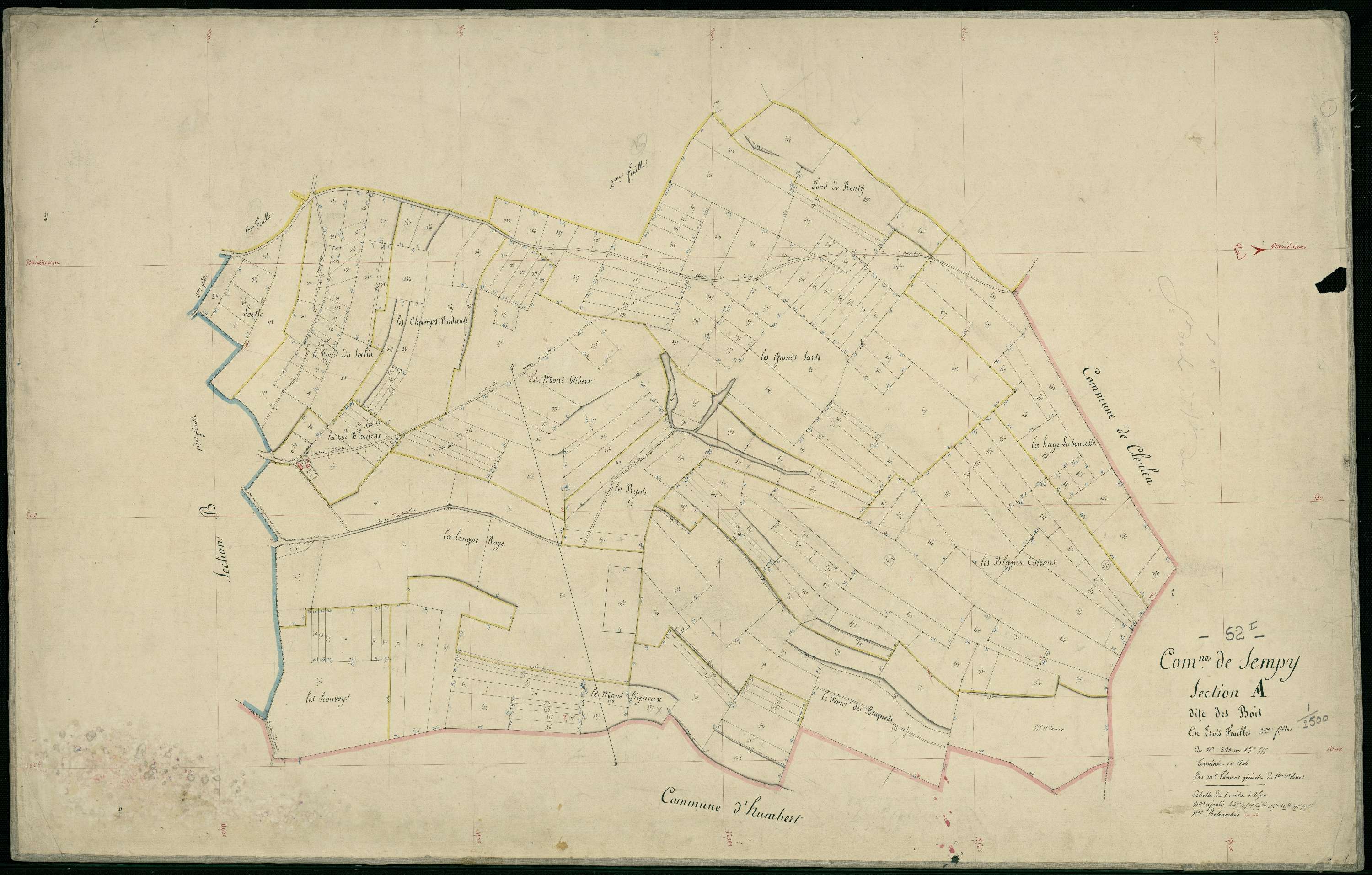Sempy - Section A, 3e feuille