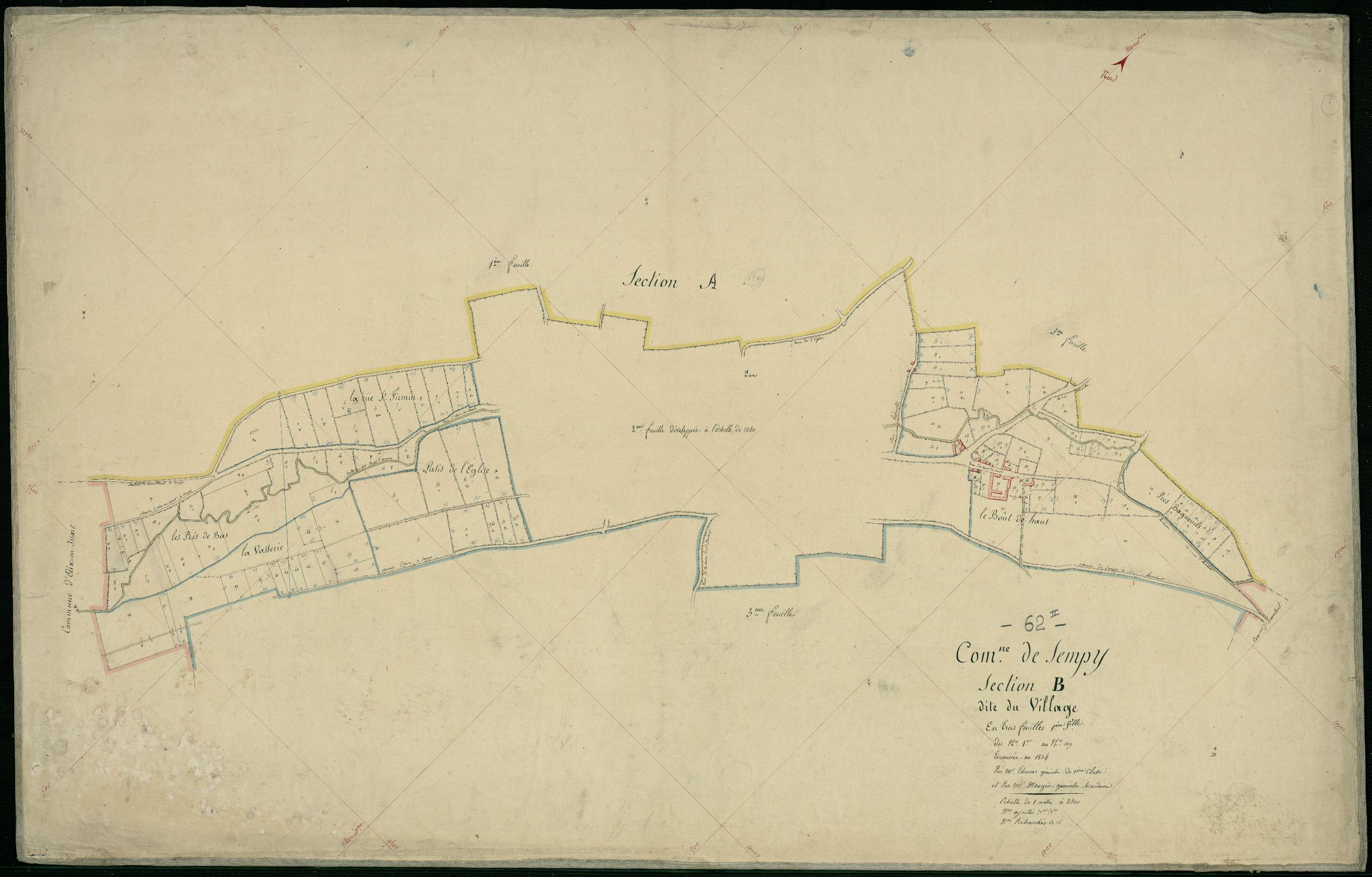 Sempy - Section B, 1re feuille