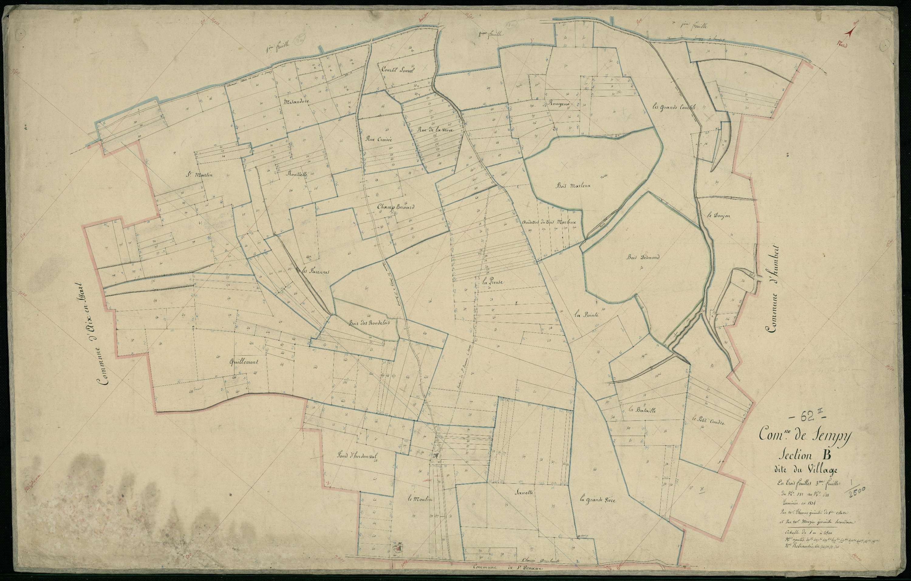 Sempy - Section B, 3e feuille