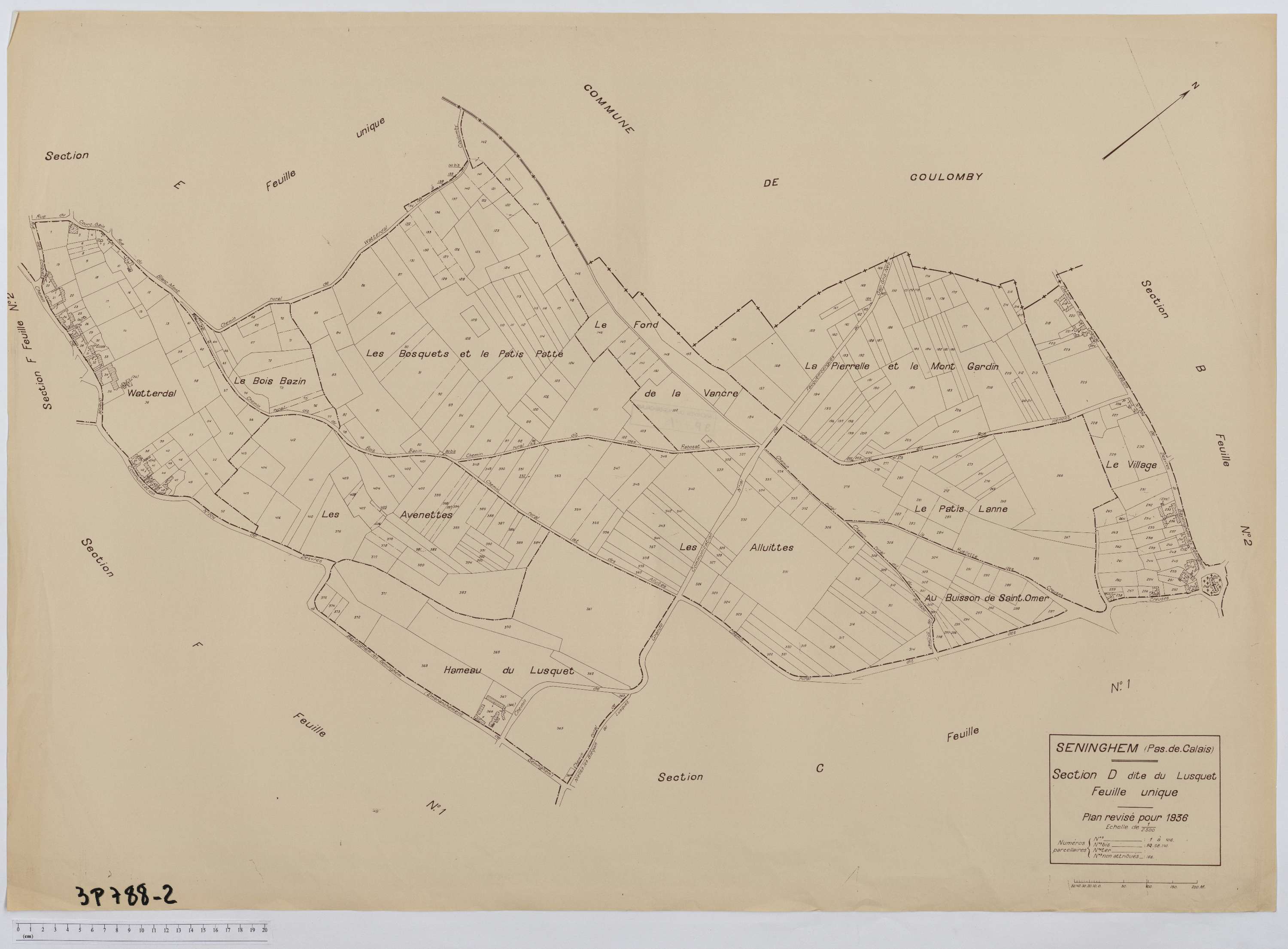 Seninghem - Section D.