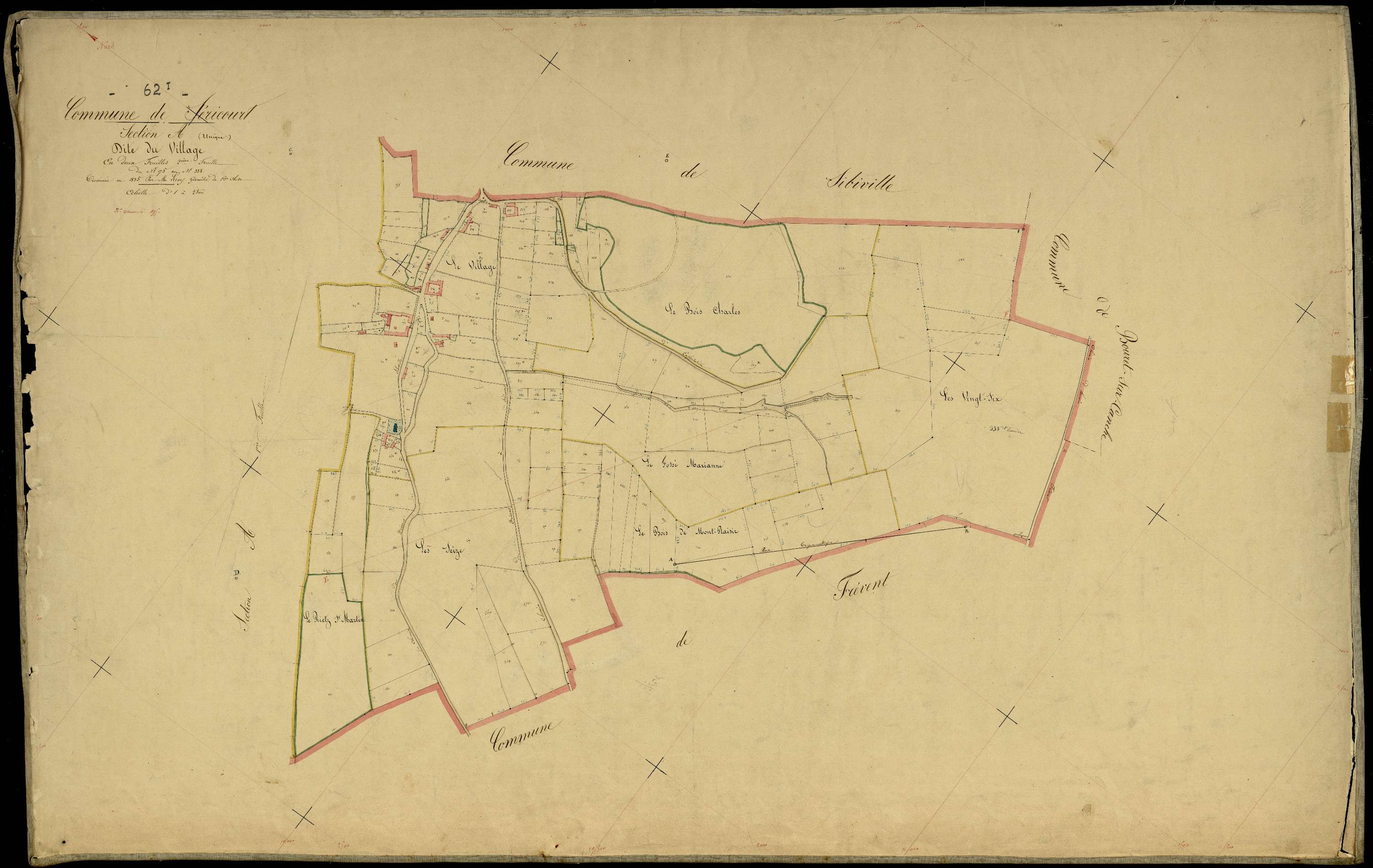Séricourt - Section A, 2e feuille