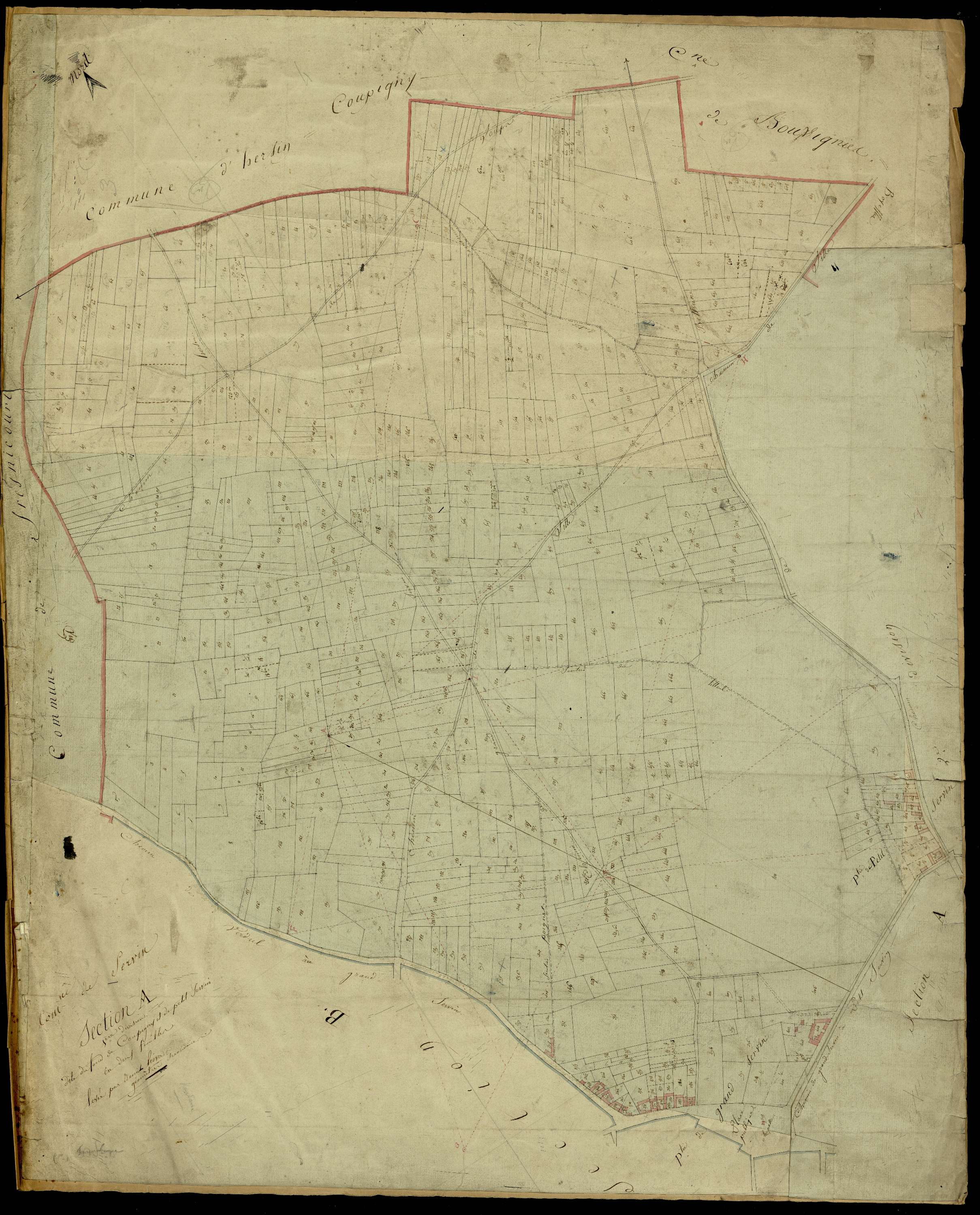 Servins - Section A, 1re feuille