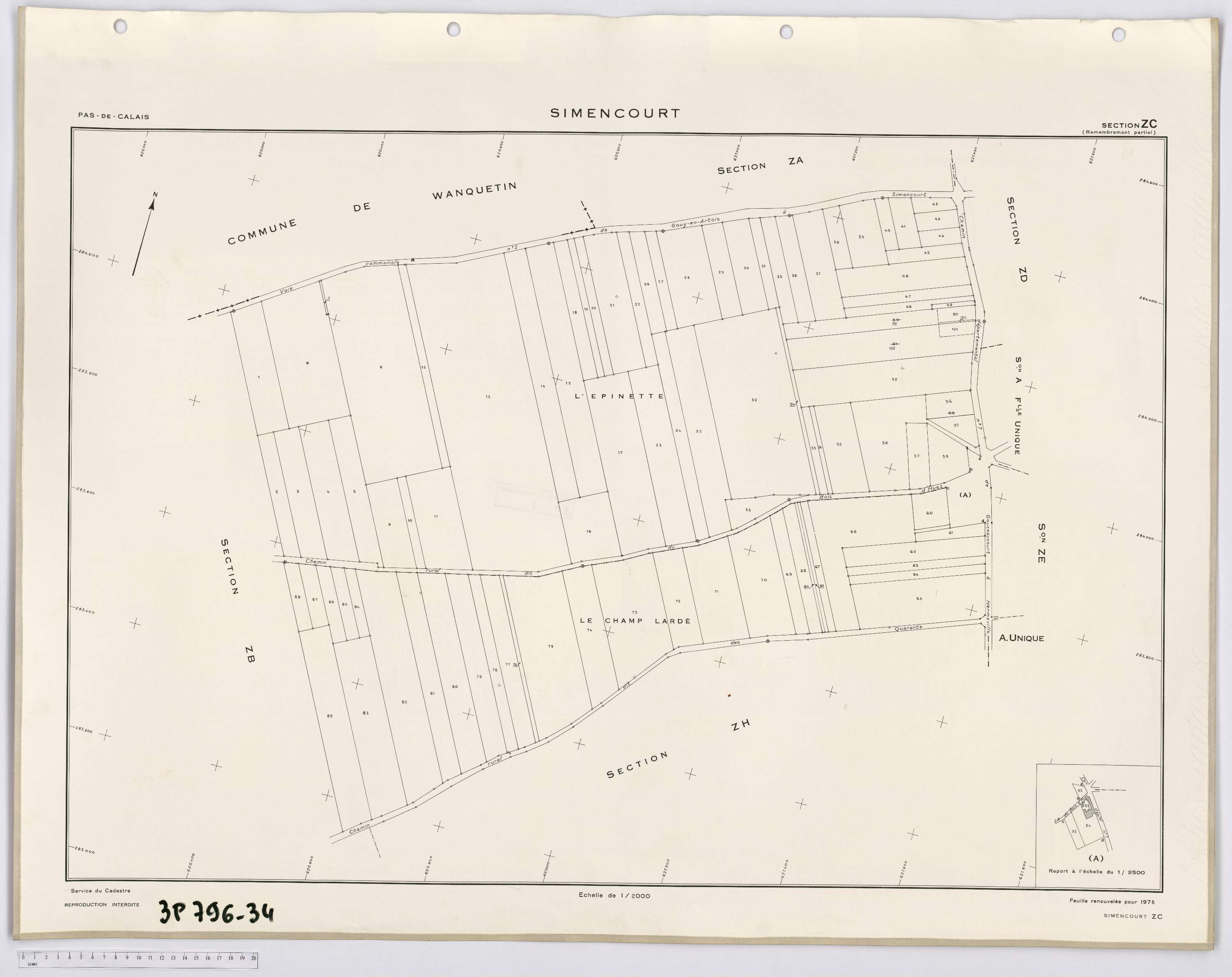 Simencourt - Section ZC.