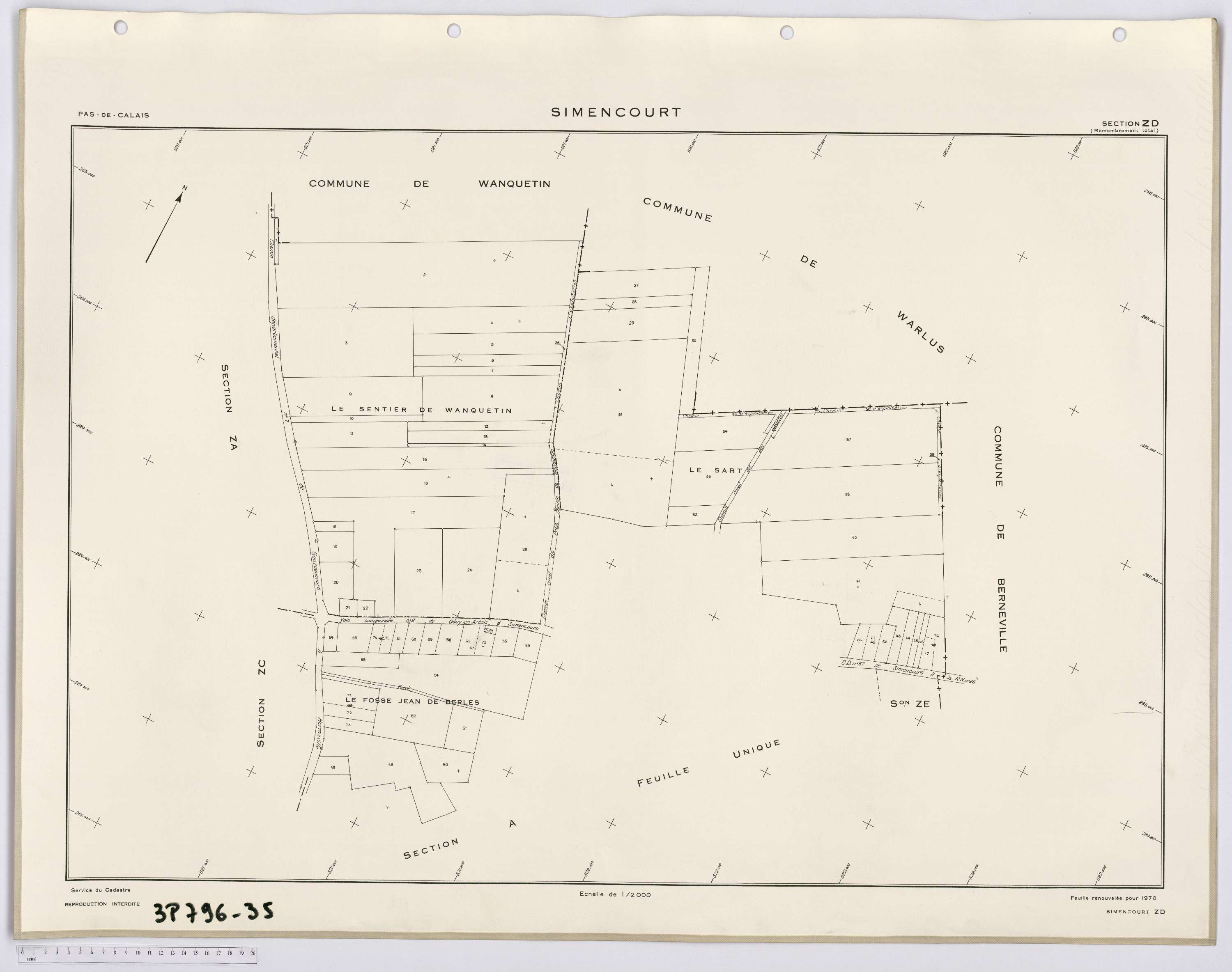 Simencourt - Section ZD.