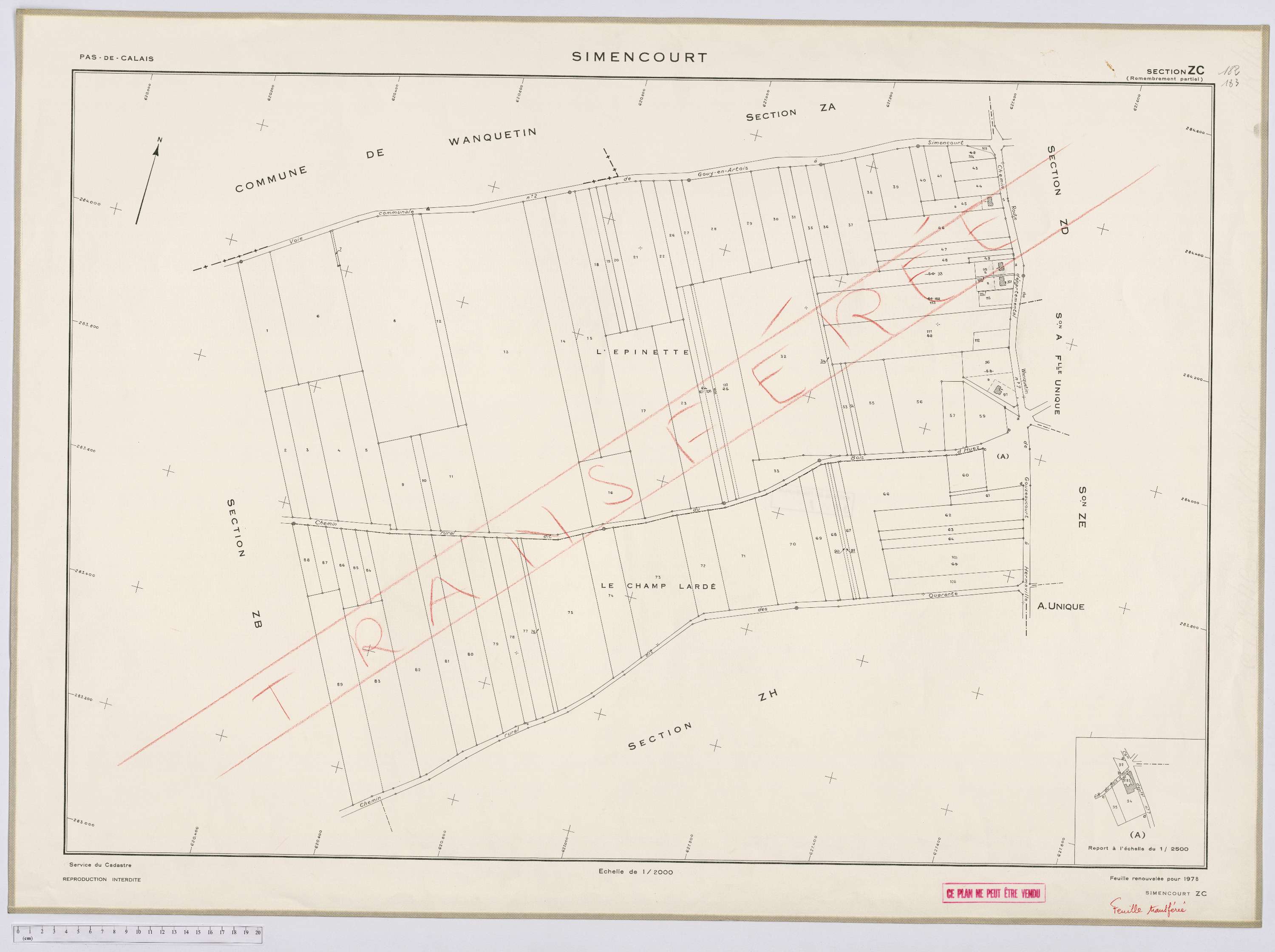 Simencourt - Section ZC.