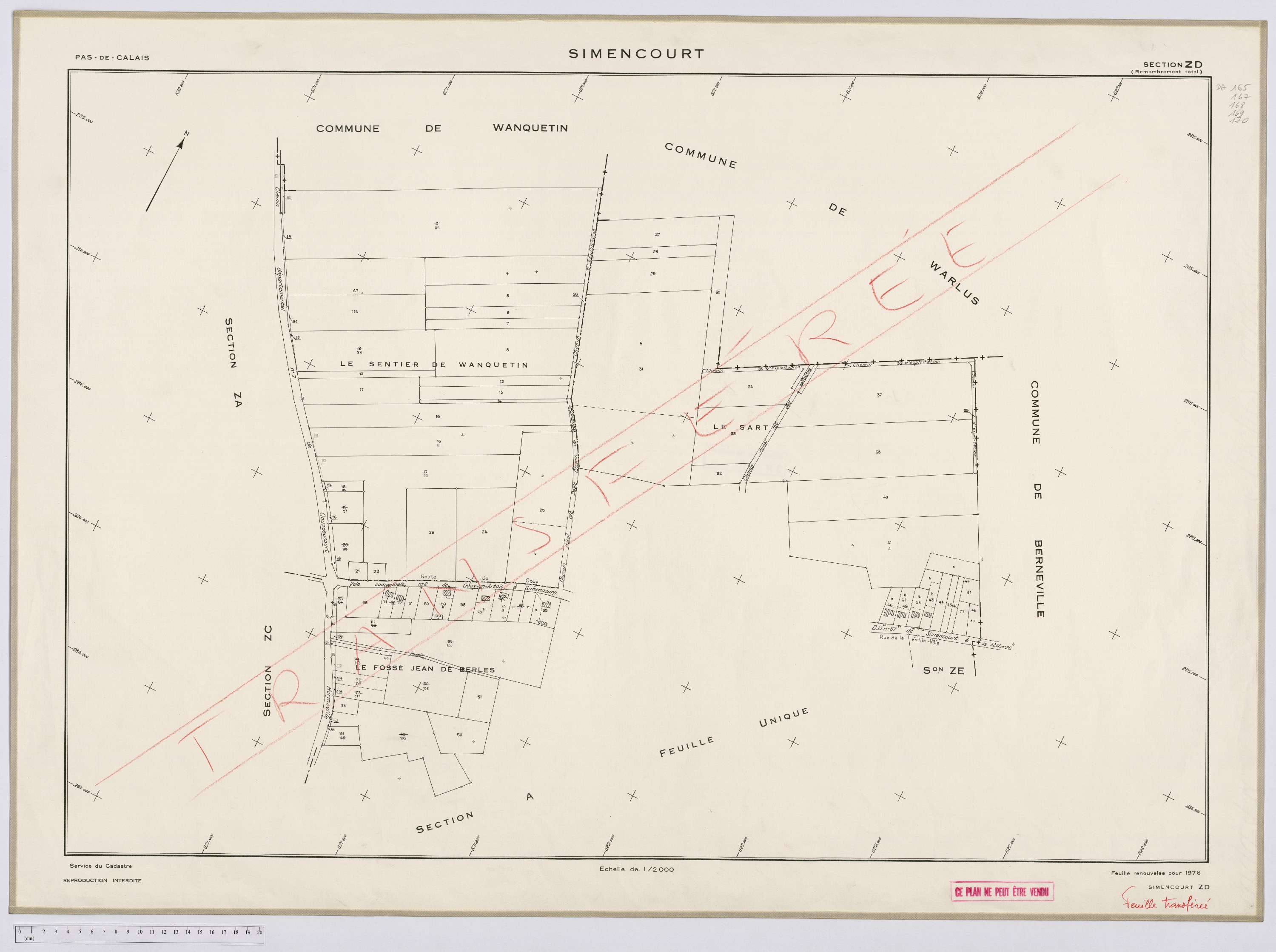 Simencourt - Section ZD.
