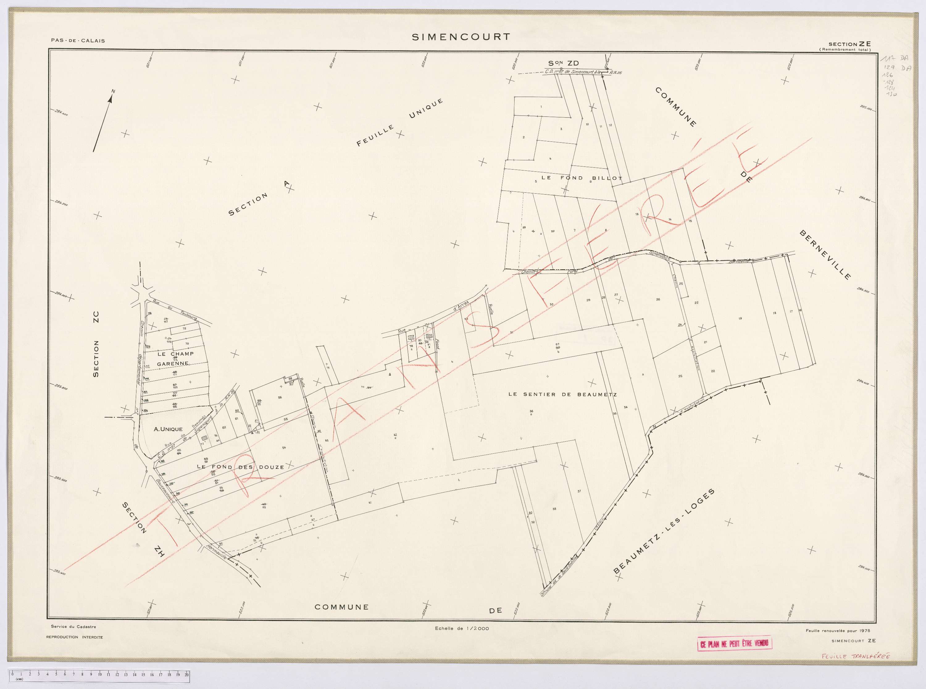 Simencourt - Section ZE.