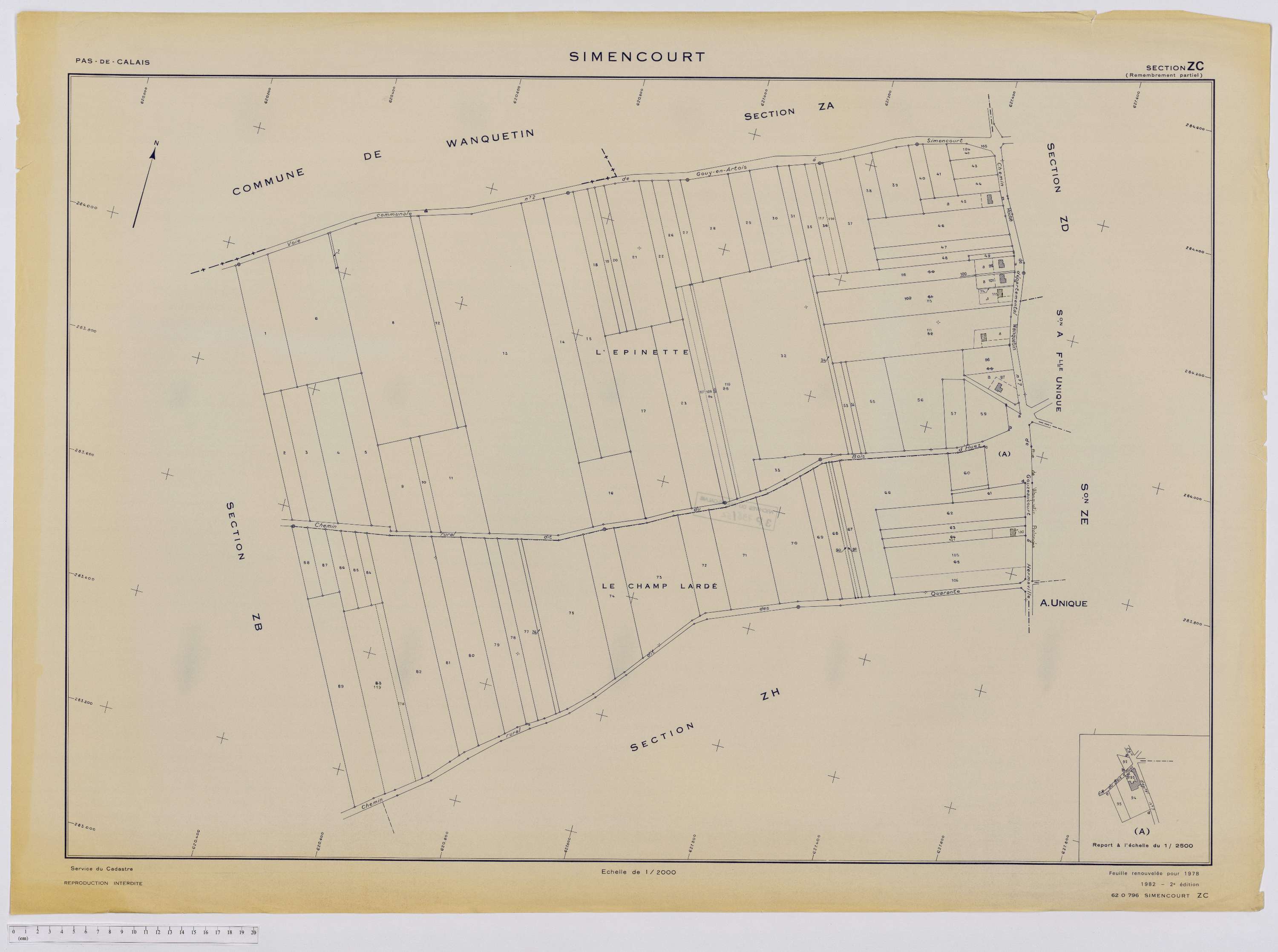 Simencourt - Section ZC.