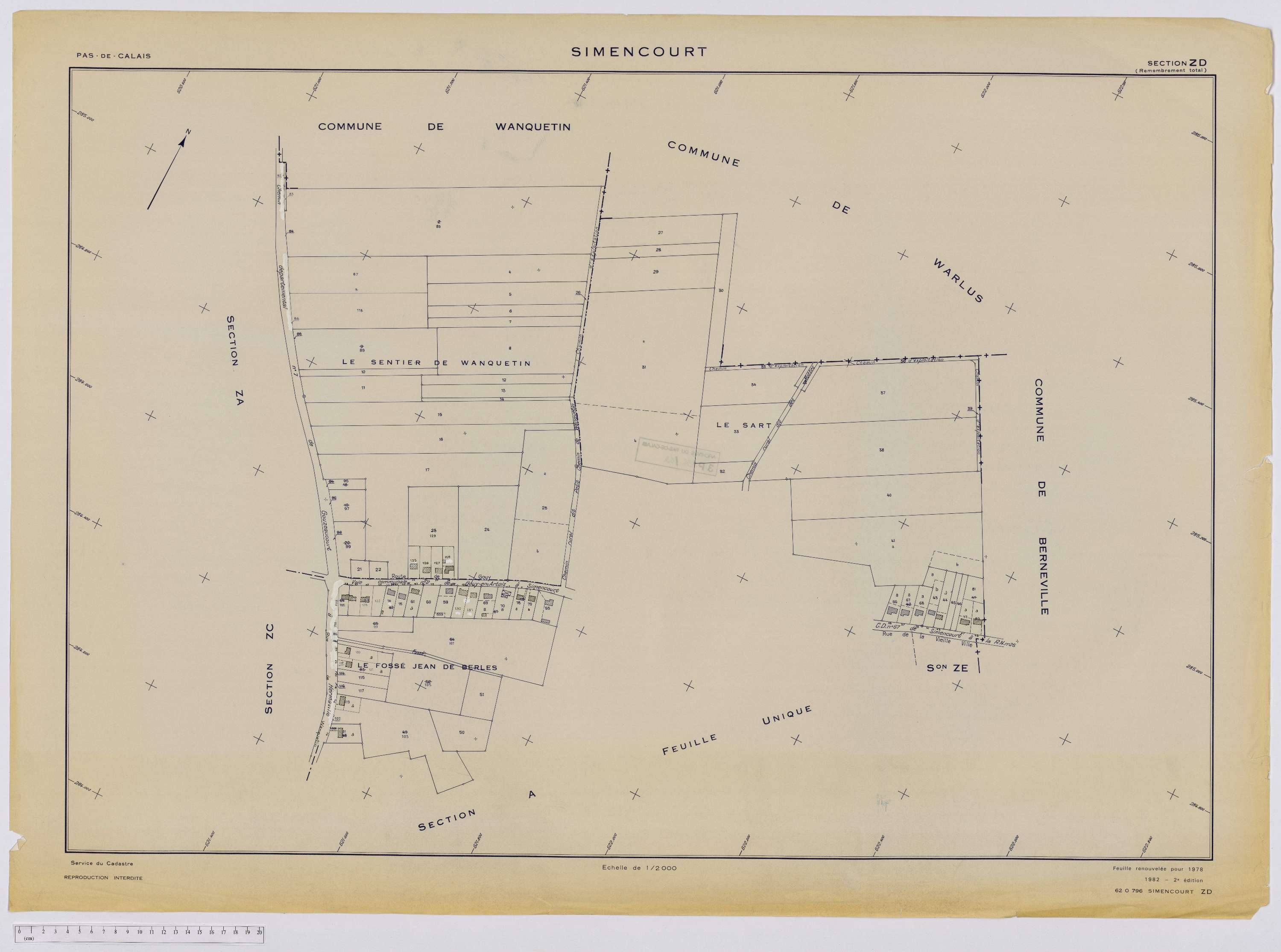 Simencourt - Section ZD.