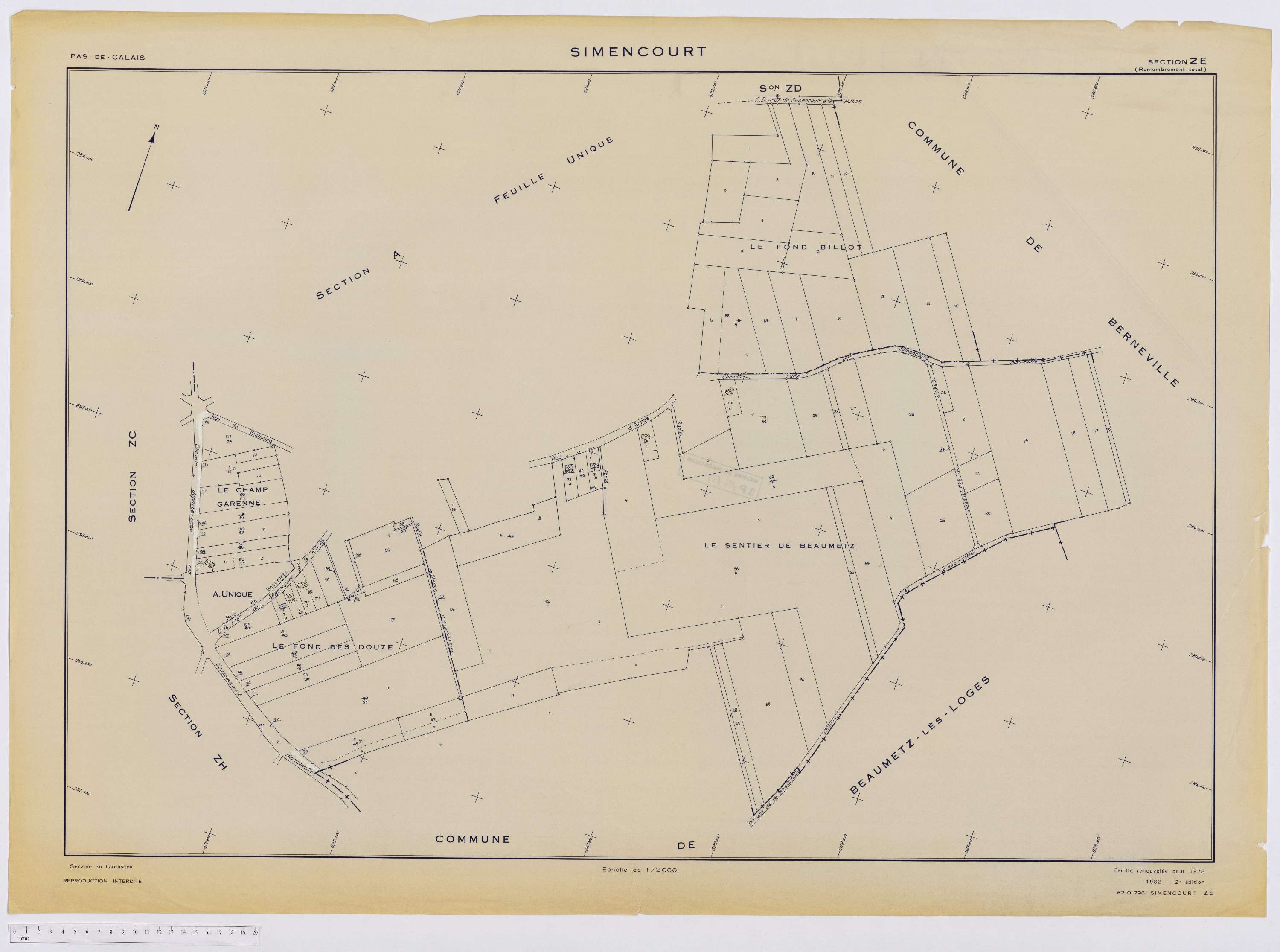 Simencourt - Section ZE.