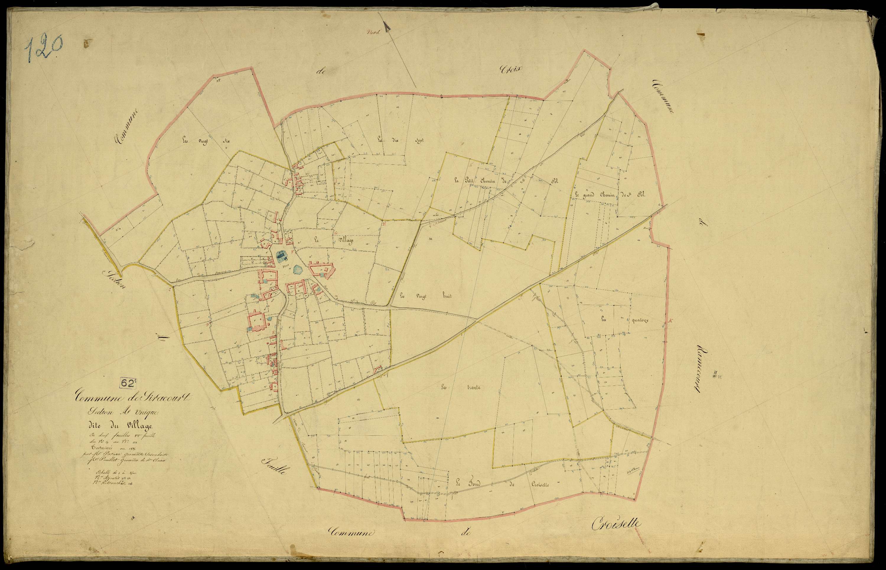 Siracourt - Section A, 2e feuille