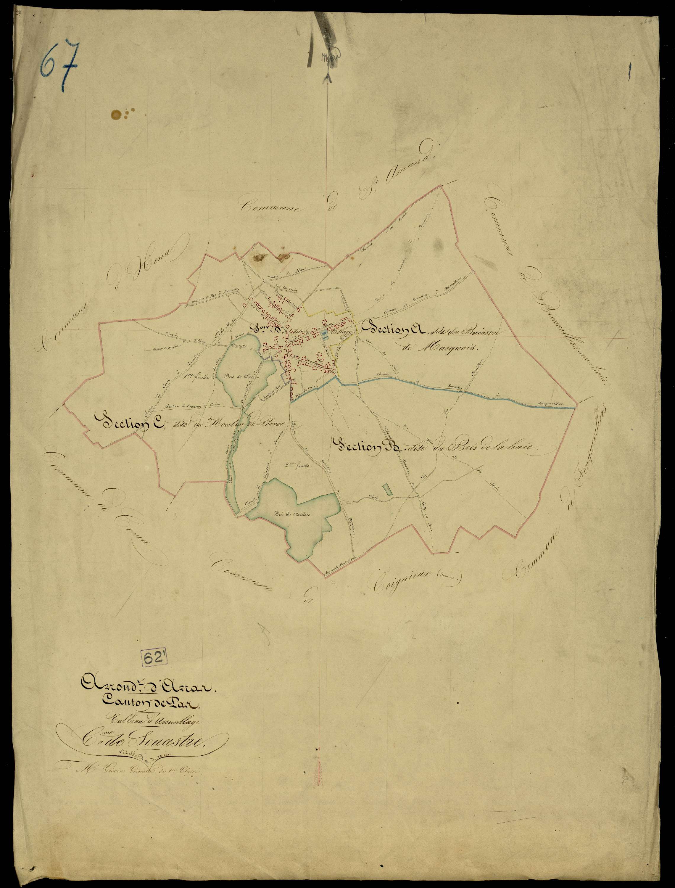 Souastre - Tableau d'assemblage