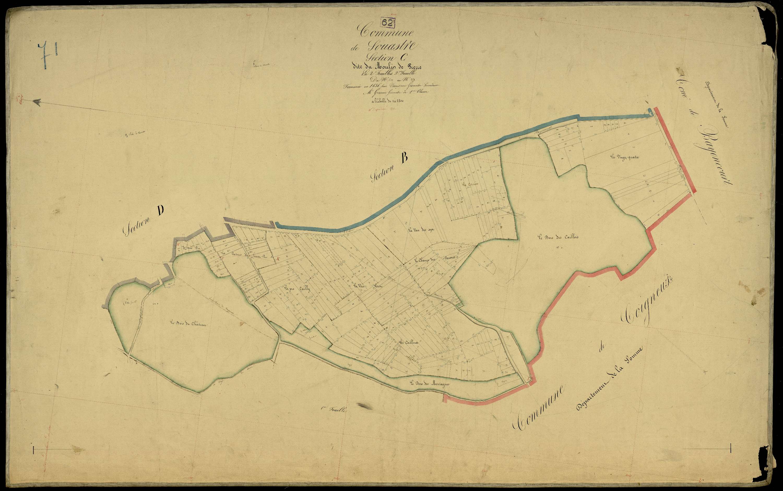 Souastre - Section C, 2e feuille