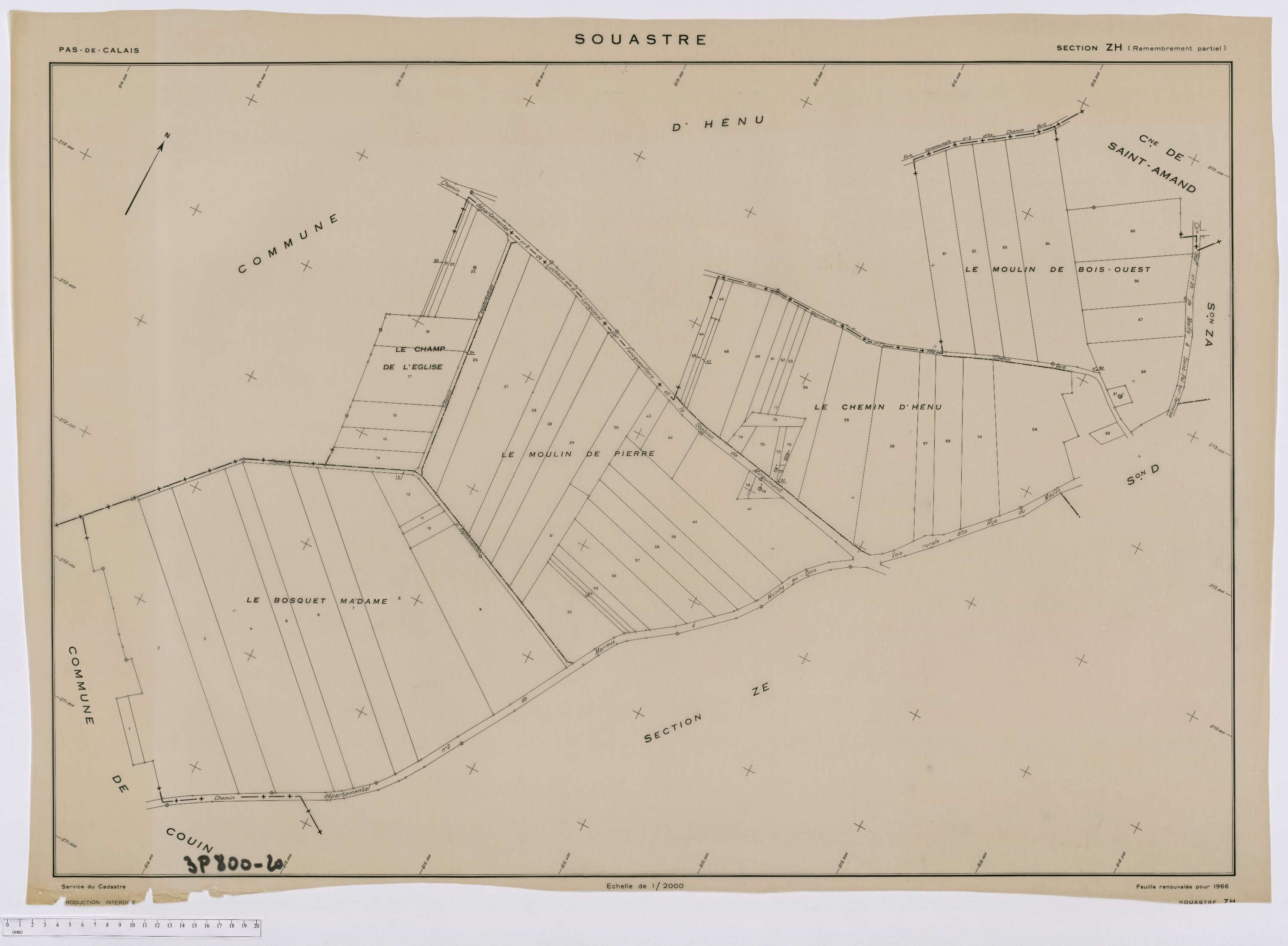 Souastre - Section ZH.