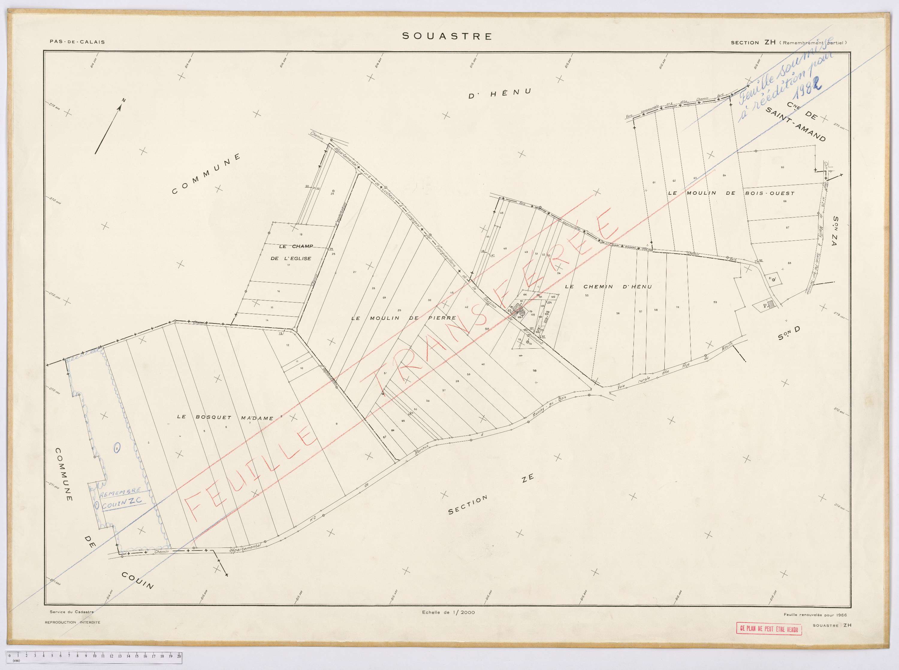 Souastre - Section ZH.