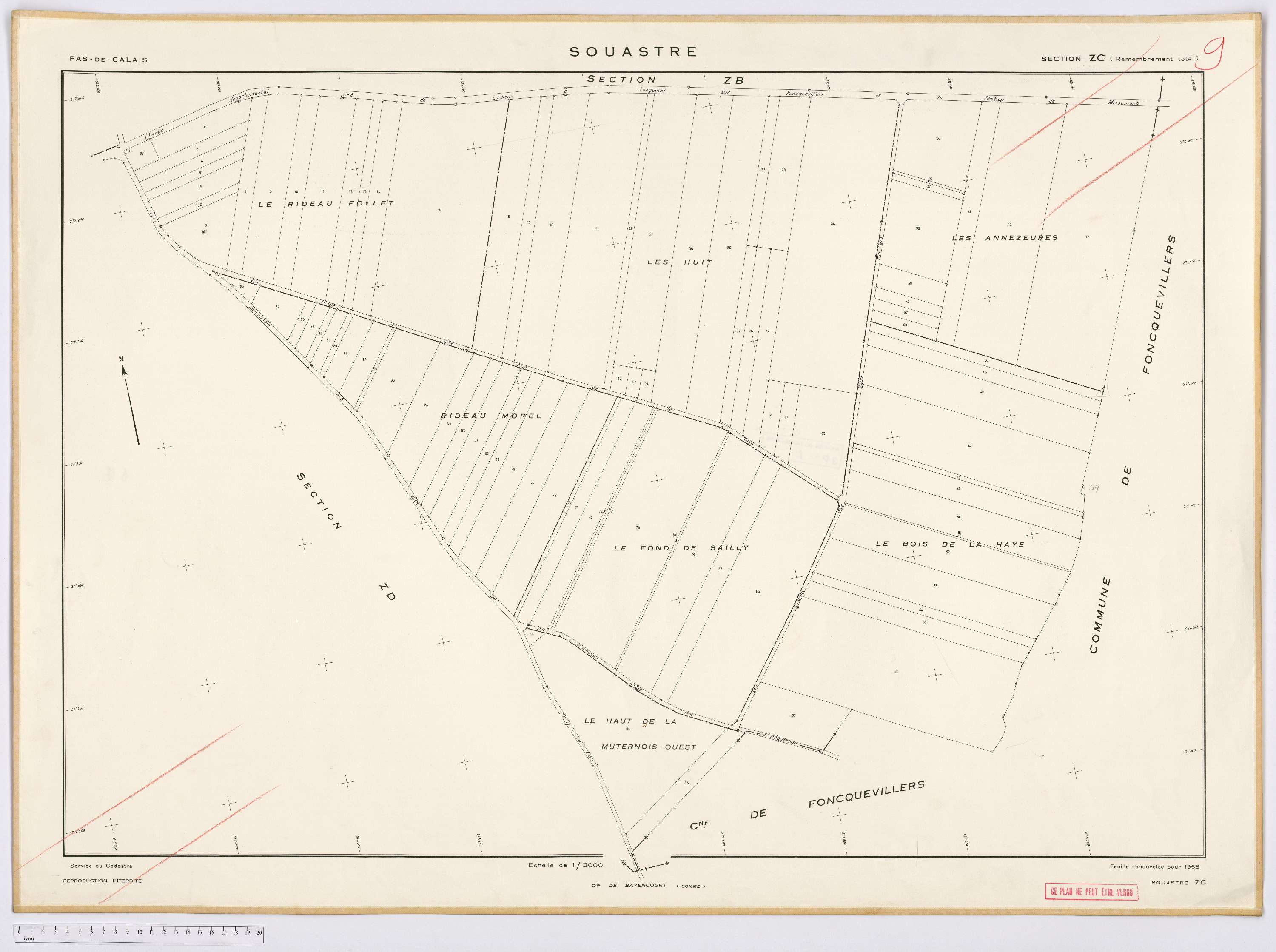 Souastre - Section ZC.