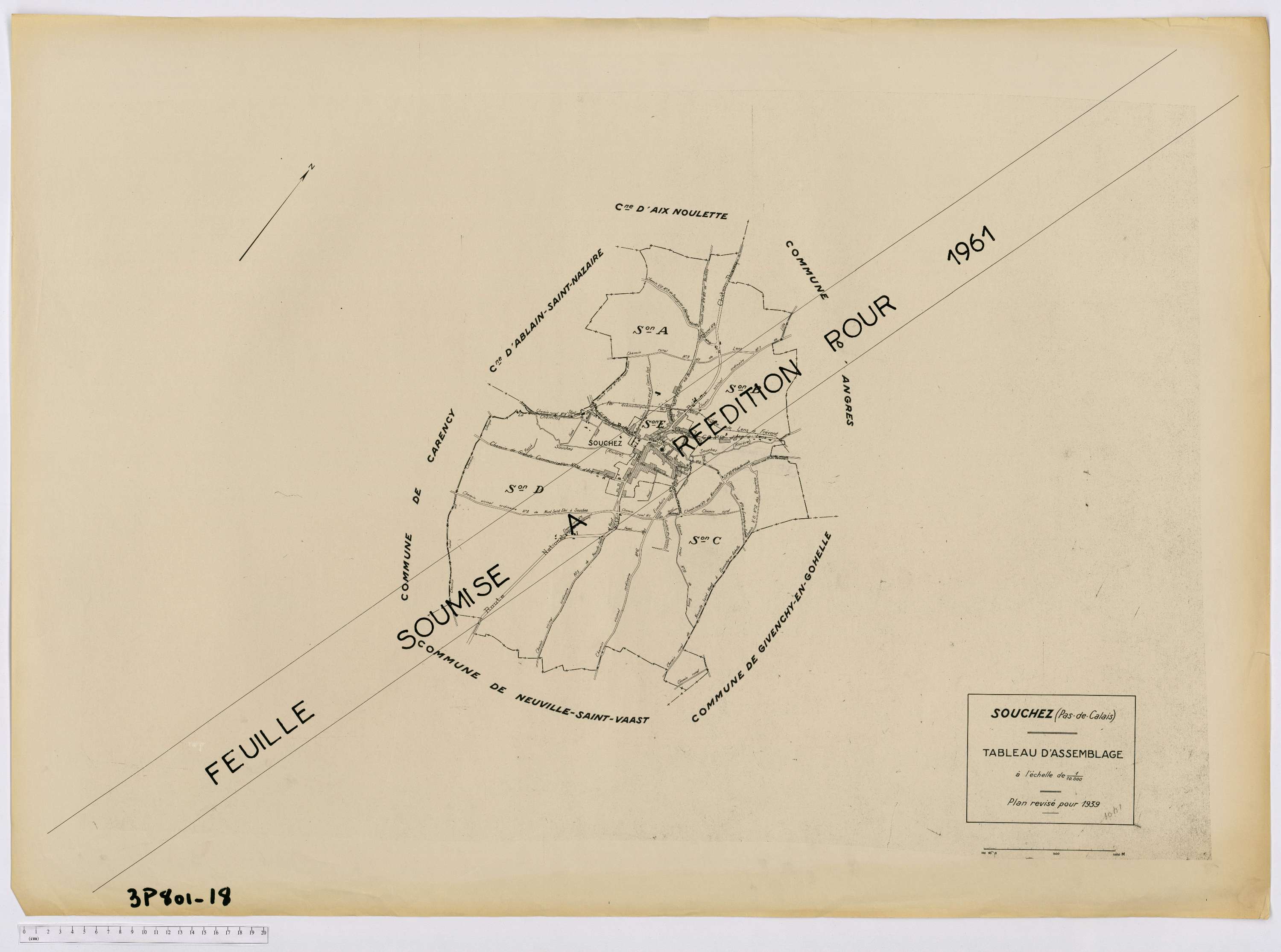 Souchez - Tableau d'assemblage.