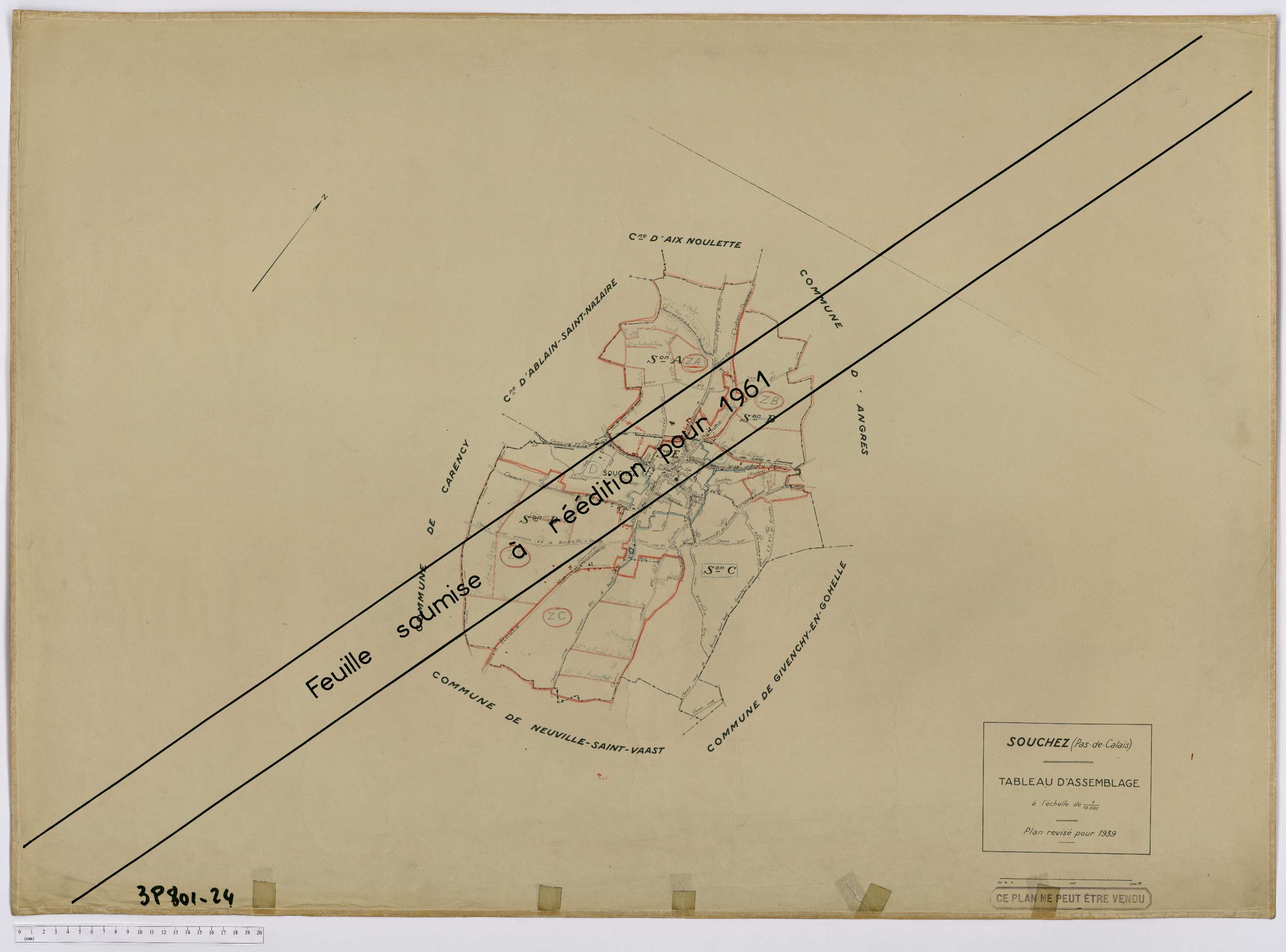 Souchez - Tableau d'assemblage.