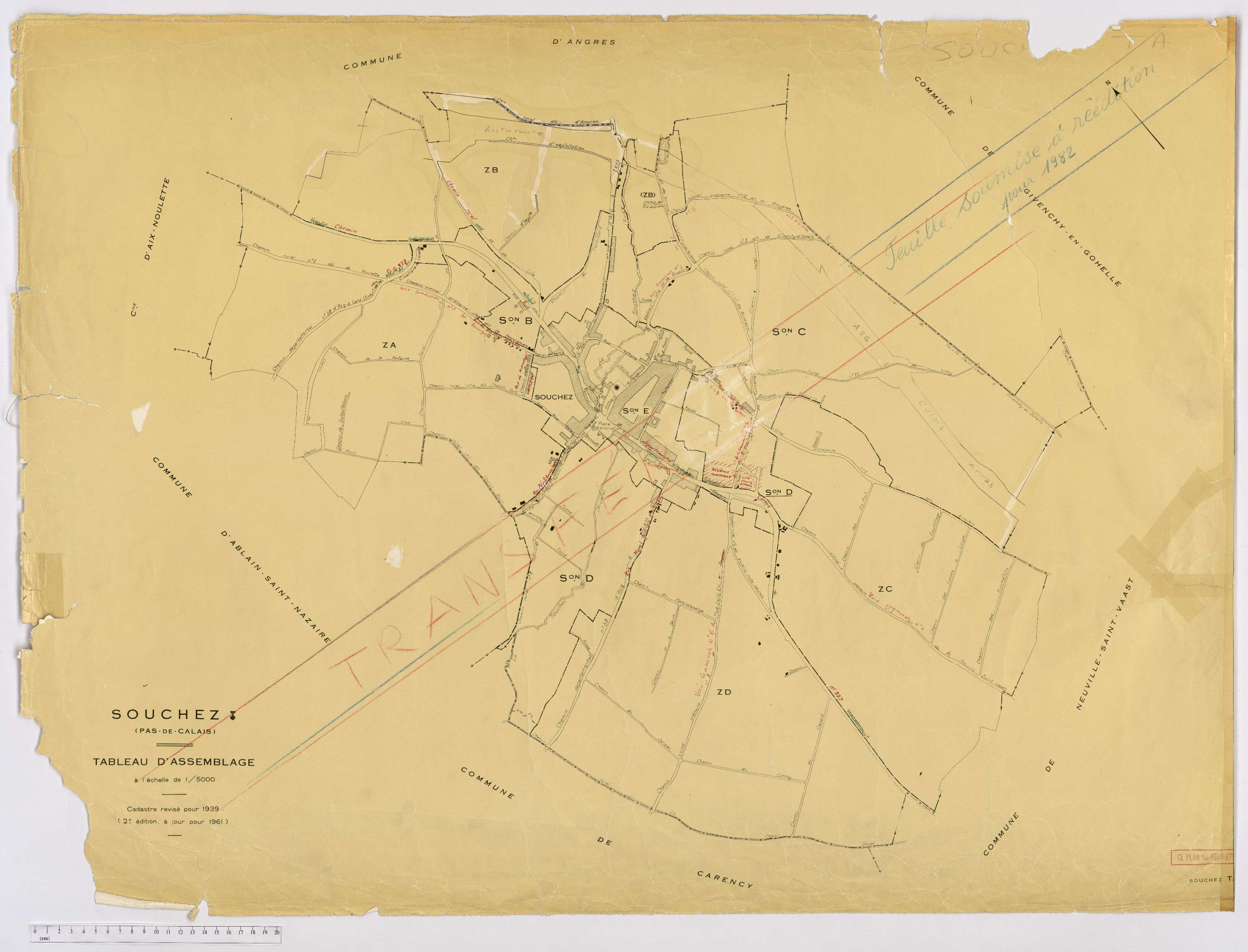 Souchez - Tableau d'assemblage.