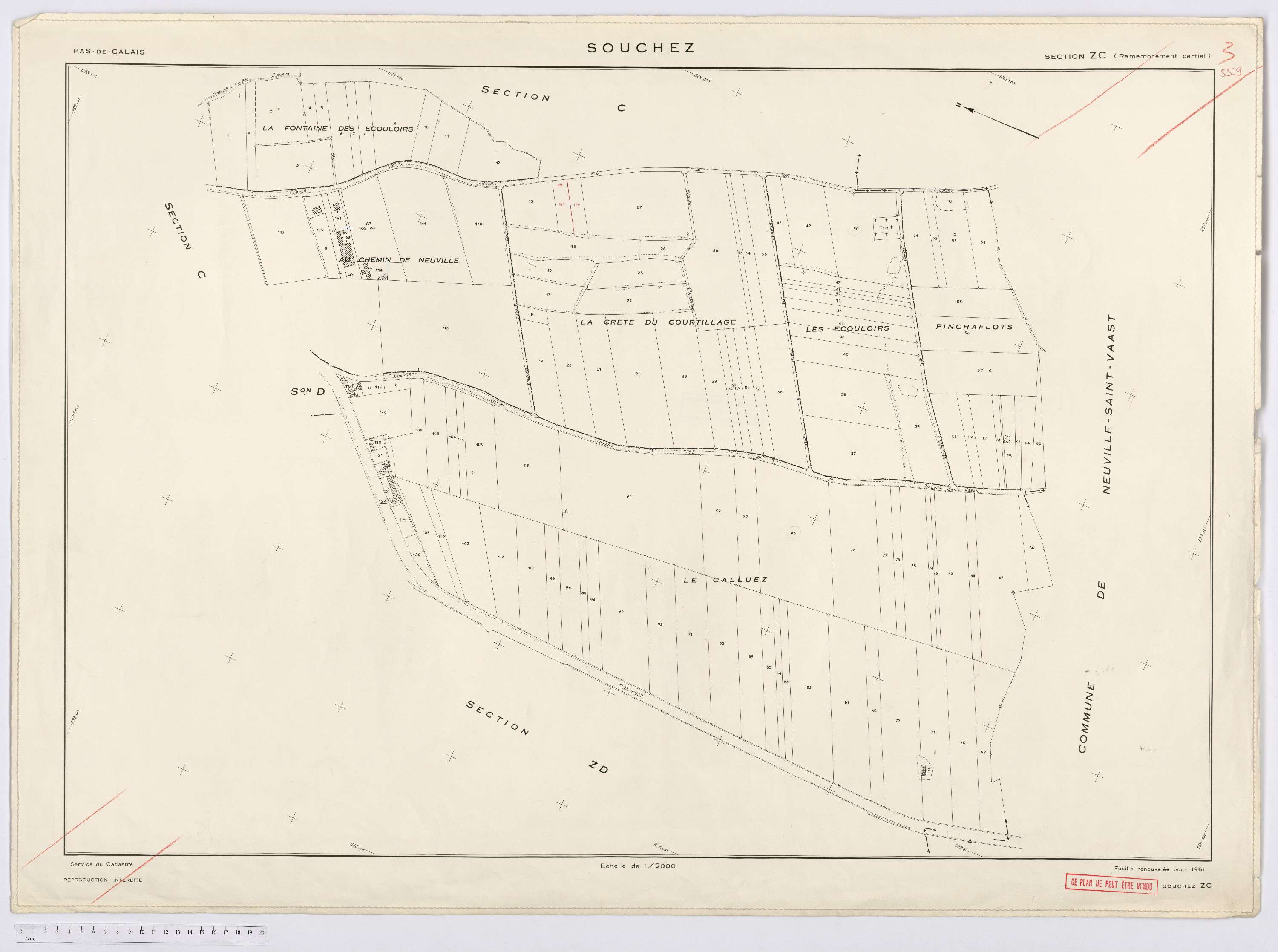 Souchez - Section ZC.