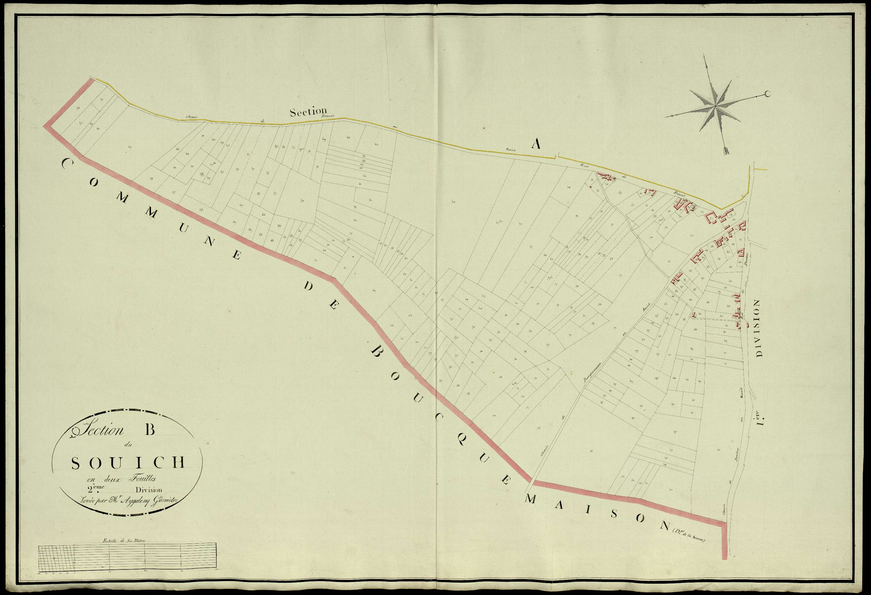 Le Souich - Section B, 2e feuille