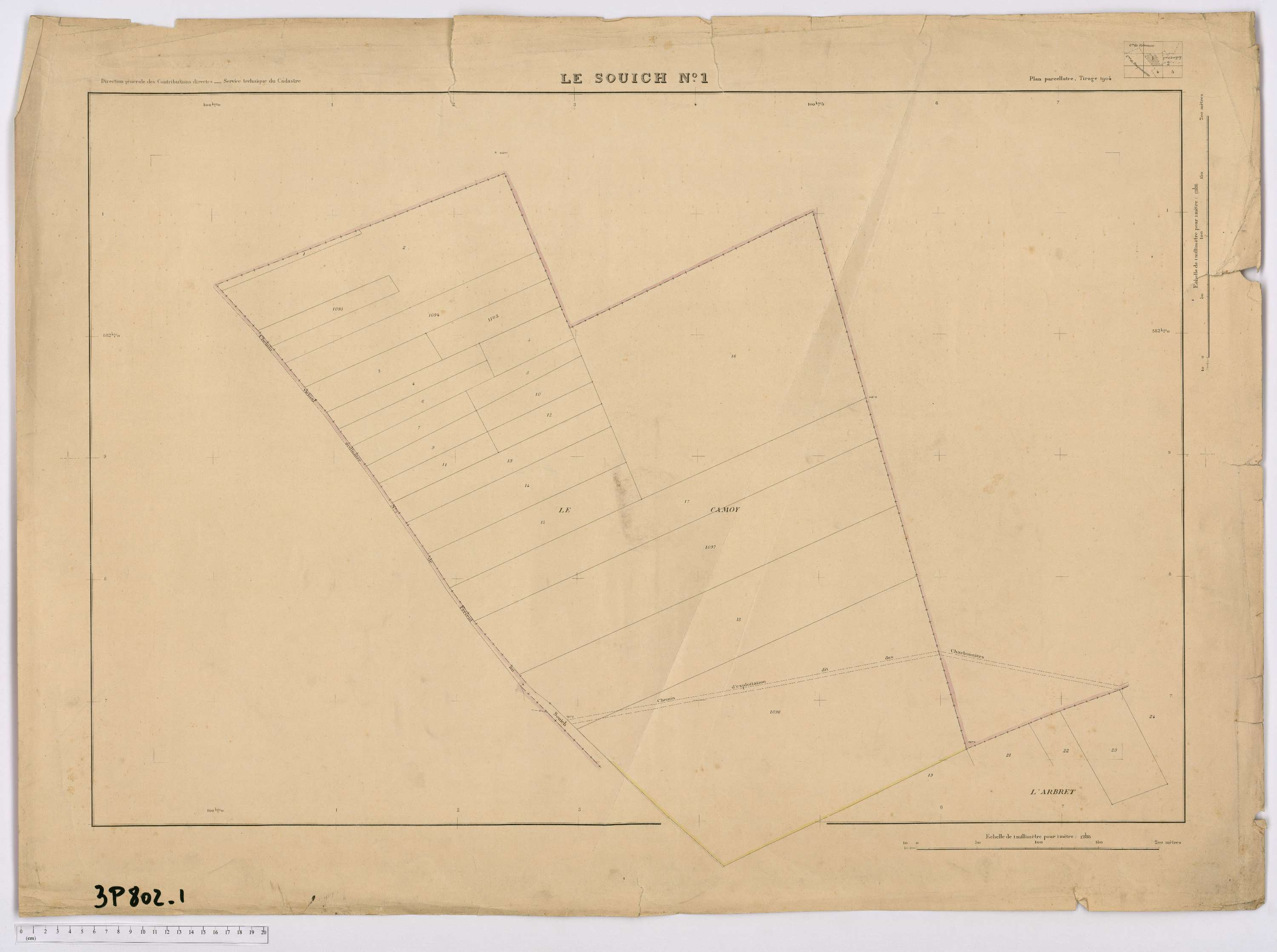 Le Souich - Plan n° 1.