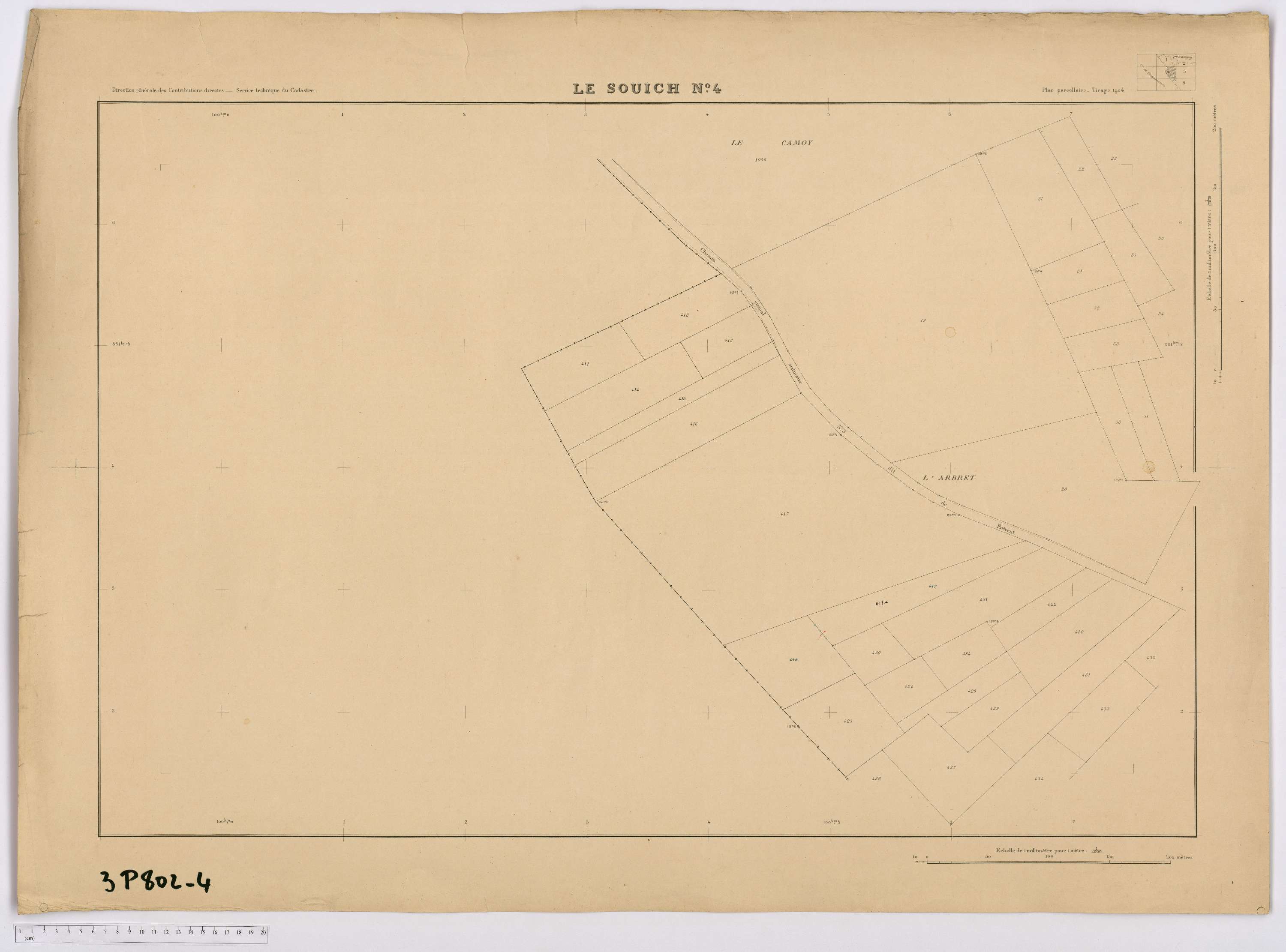 Le Souich - Plan n° 4.