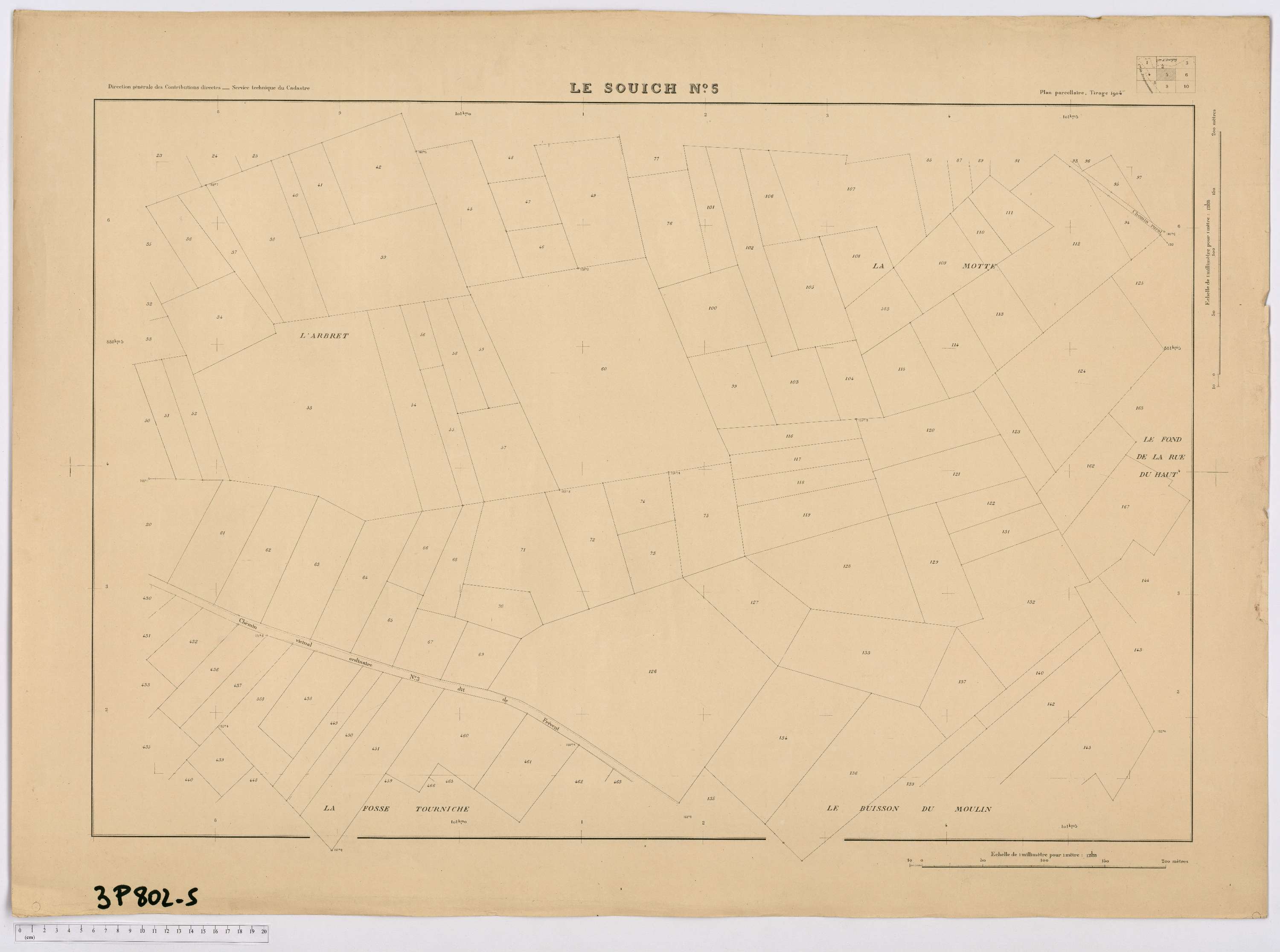 Le Souich - Plan n° 5.