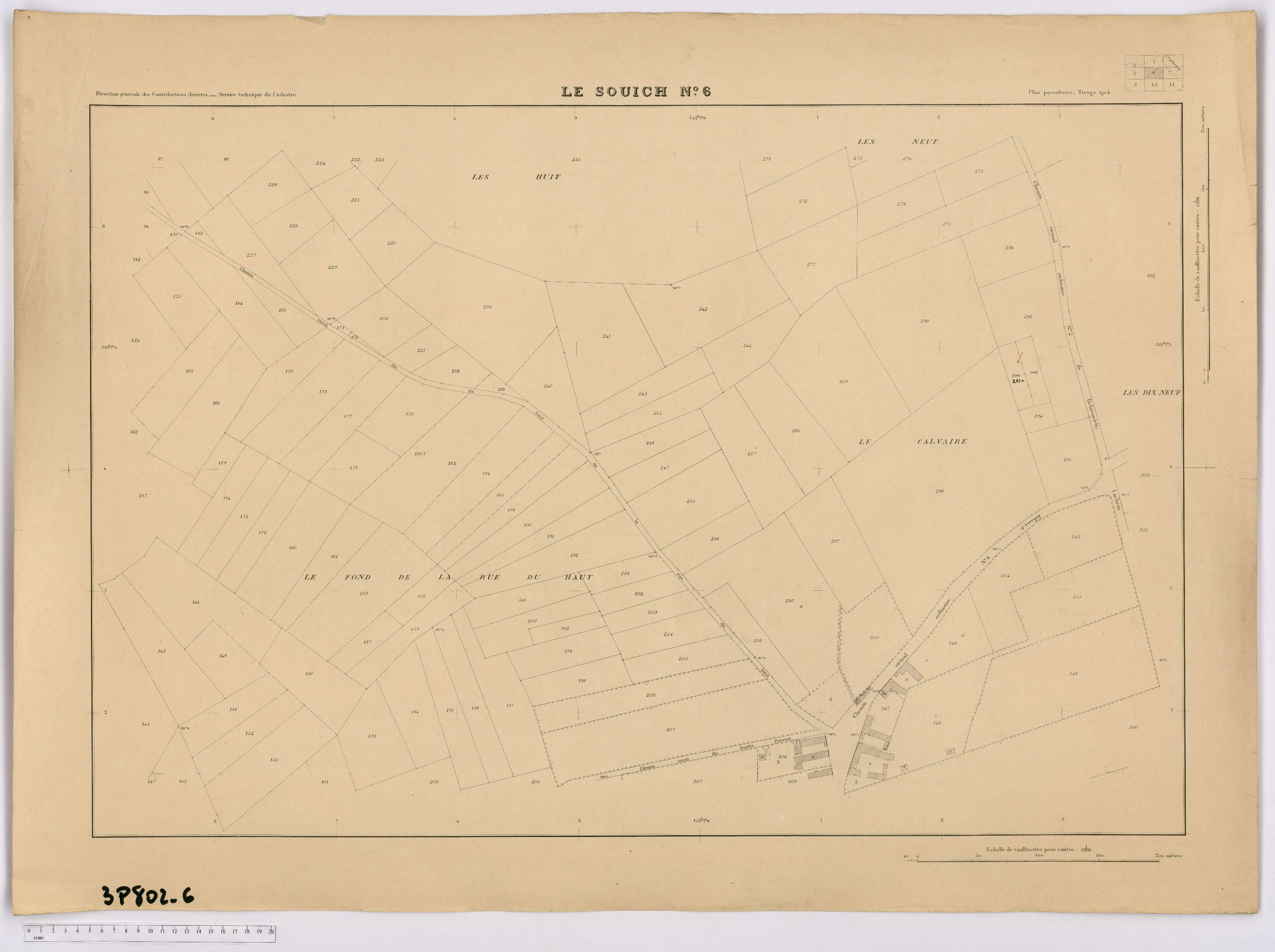 Le Souich - Plan n° 6.