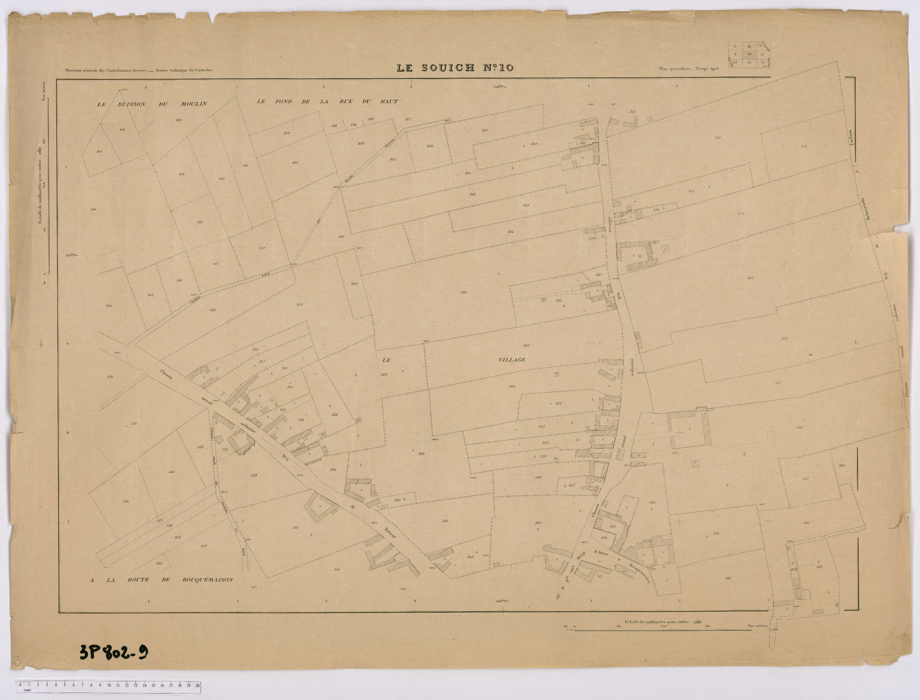 Le Souich - Plan n° 10.