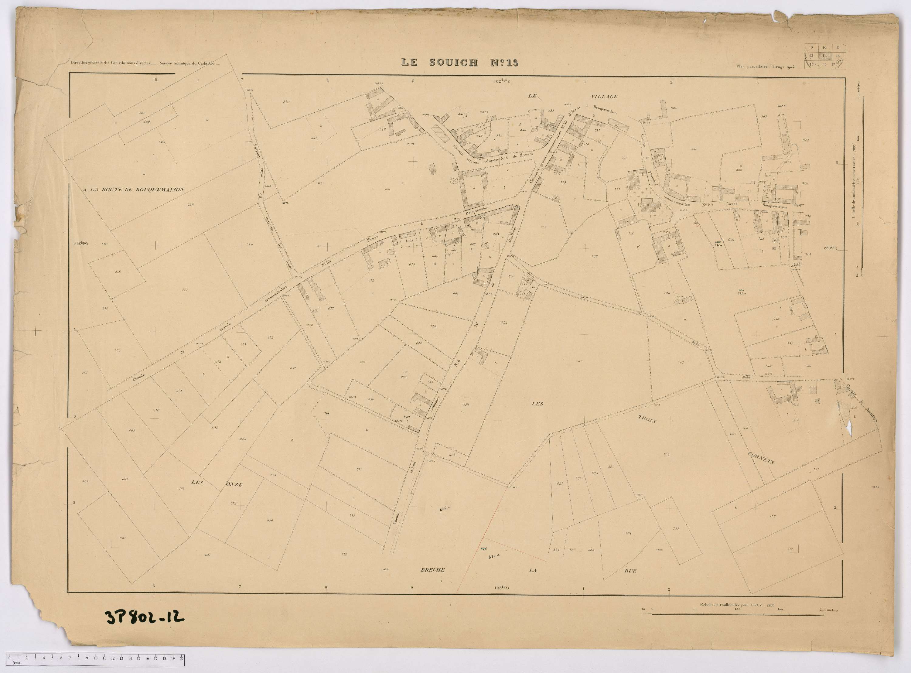 Le Souich - Plan n° 13.