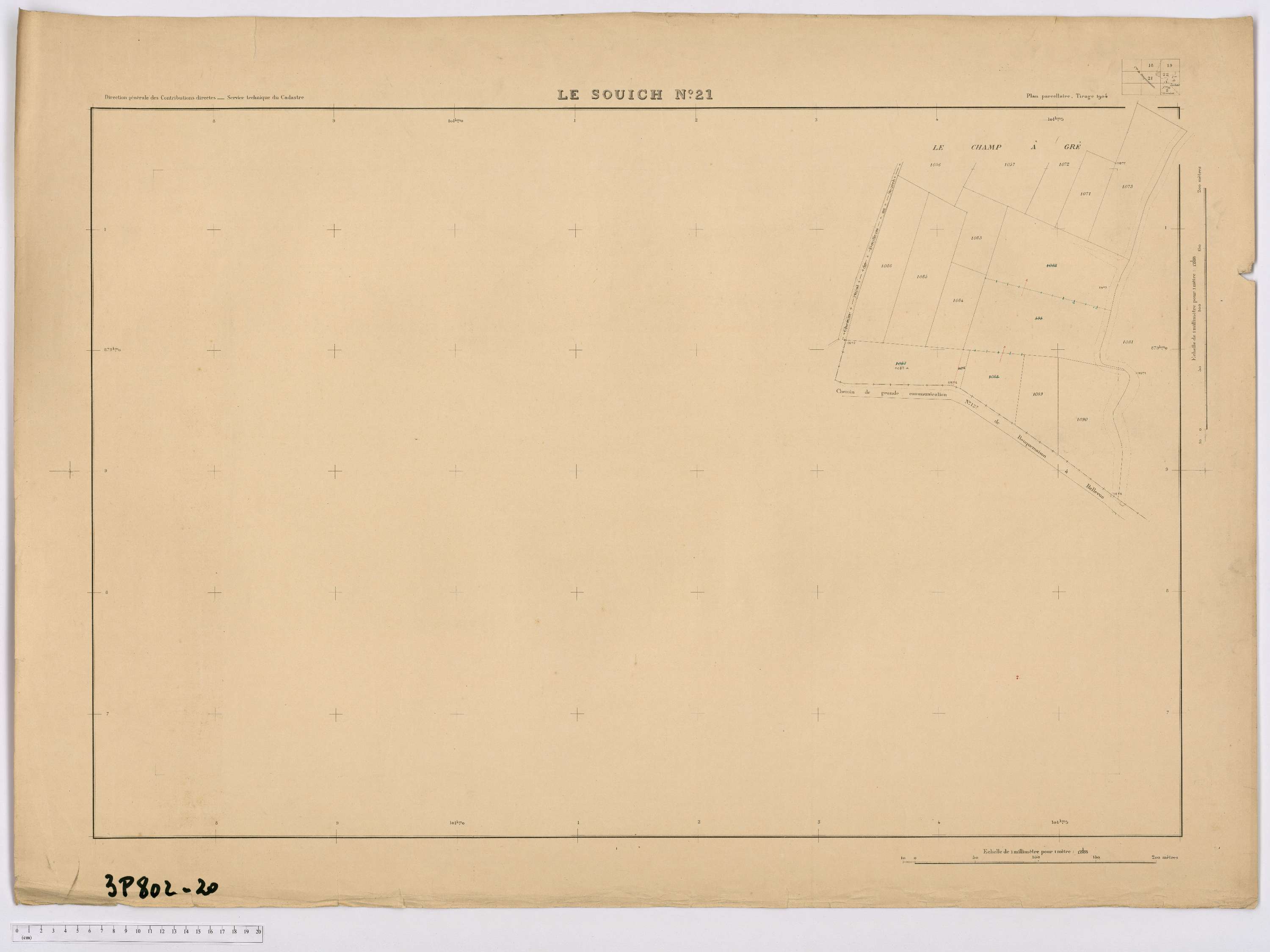 Le Souich - Plan n° 21.