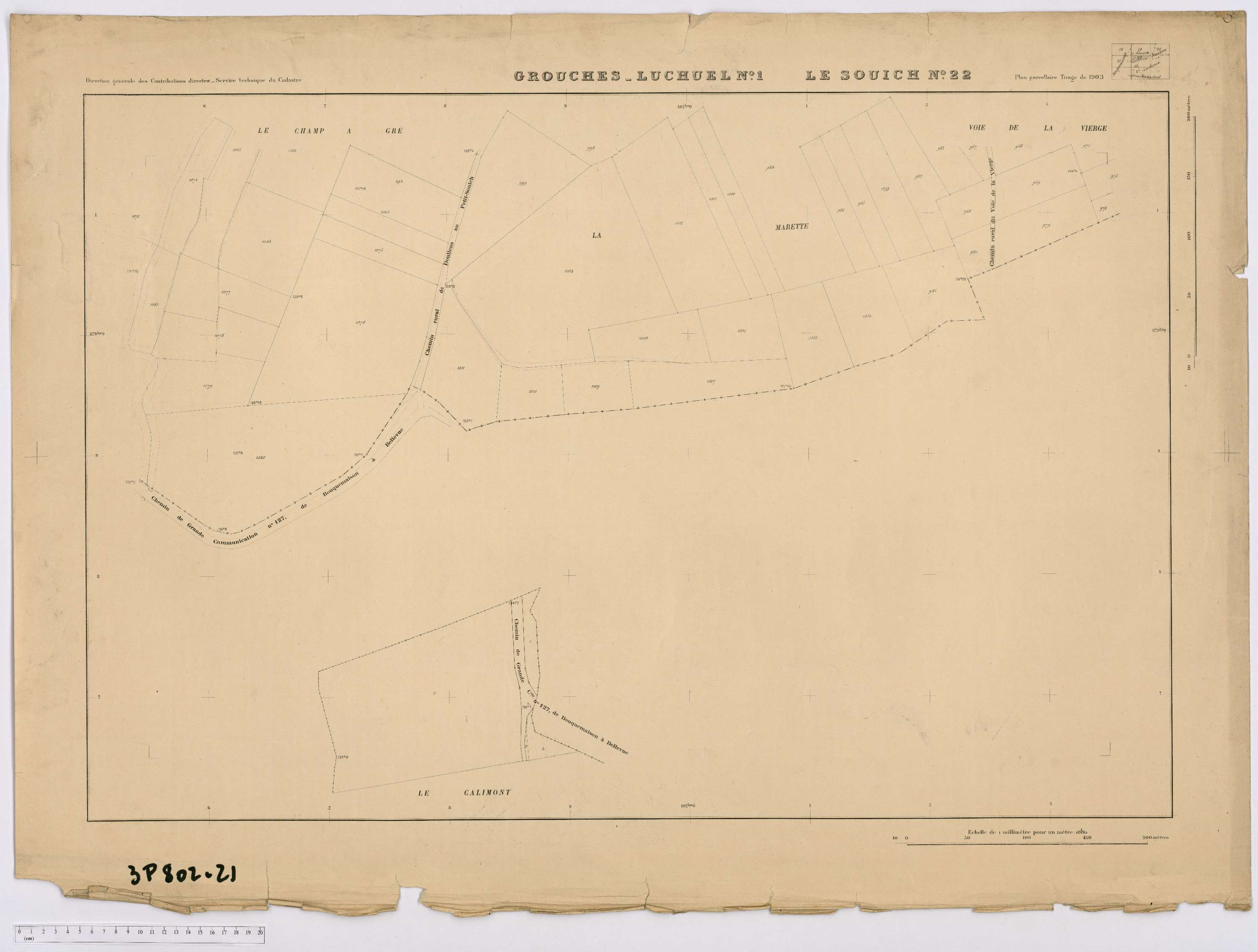 Le Souich - Plan n° 22.