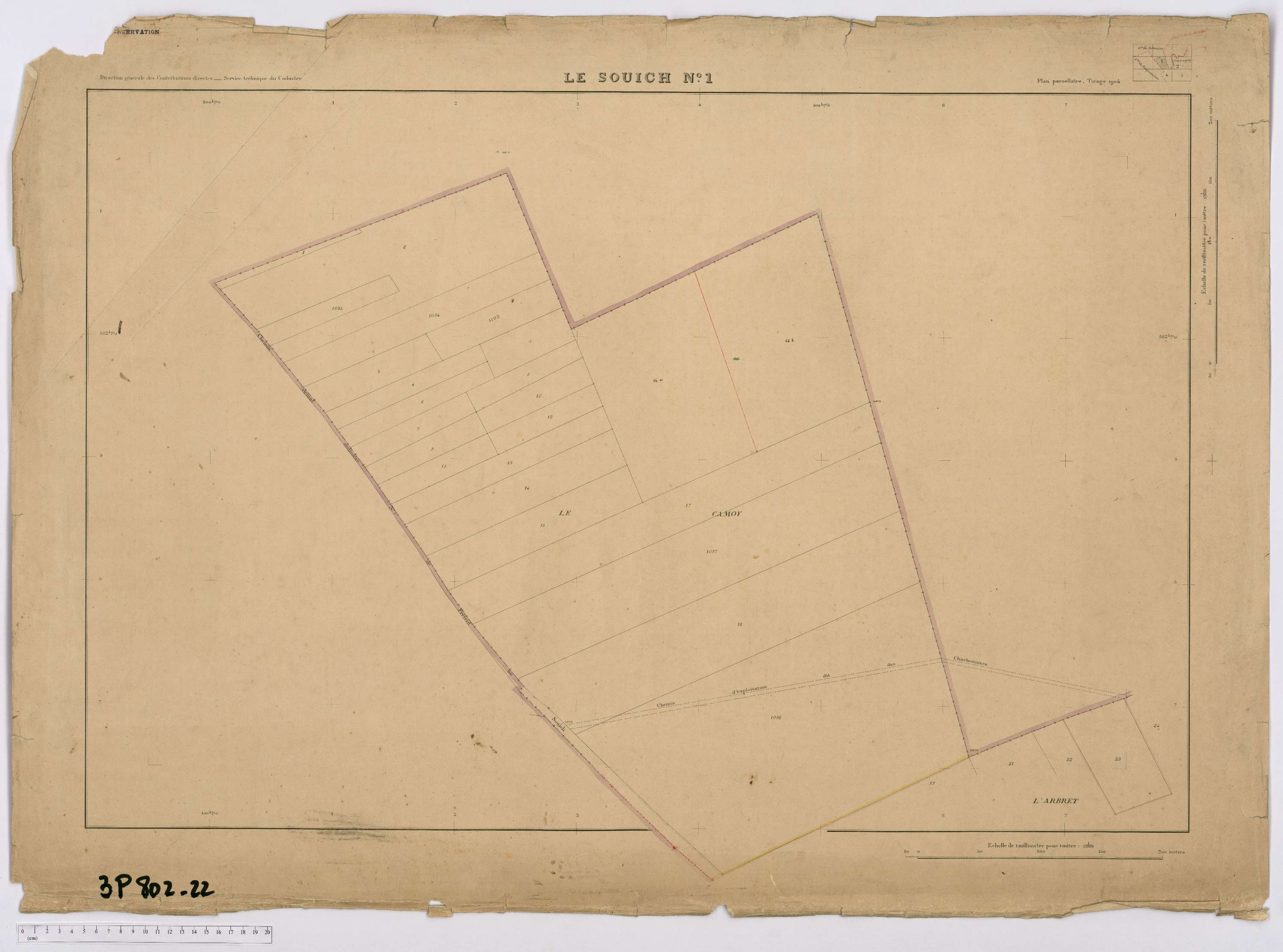 Le Souich - Plan n° 1.