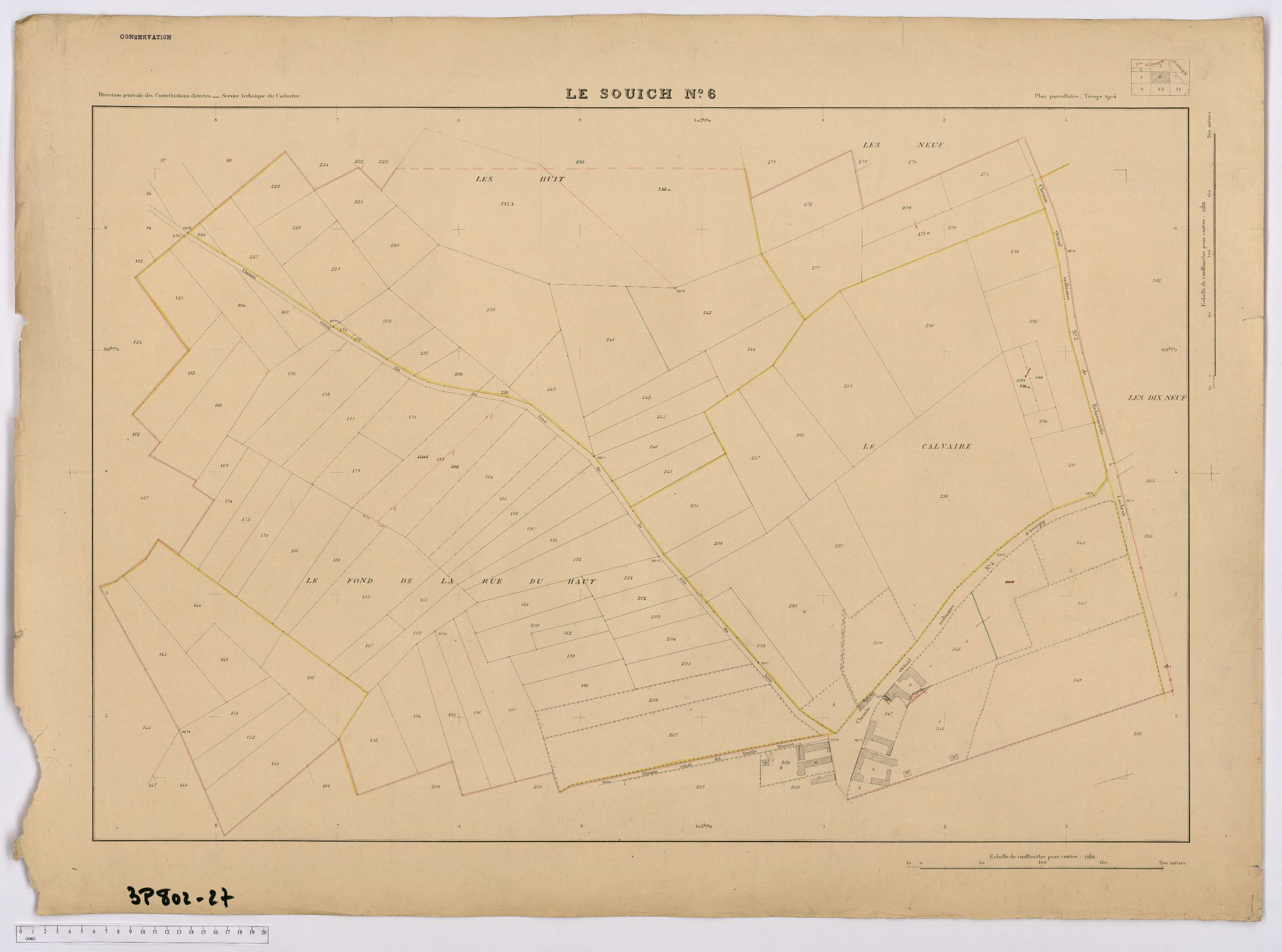 Le Souich - Plan n° 6.
