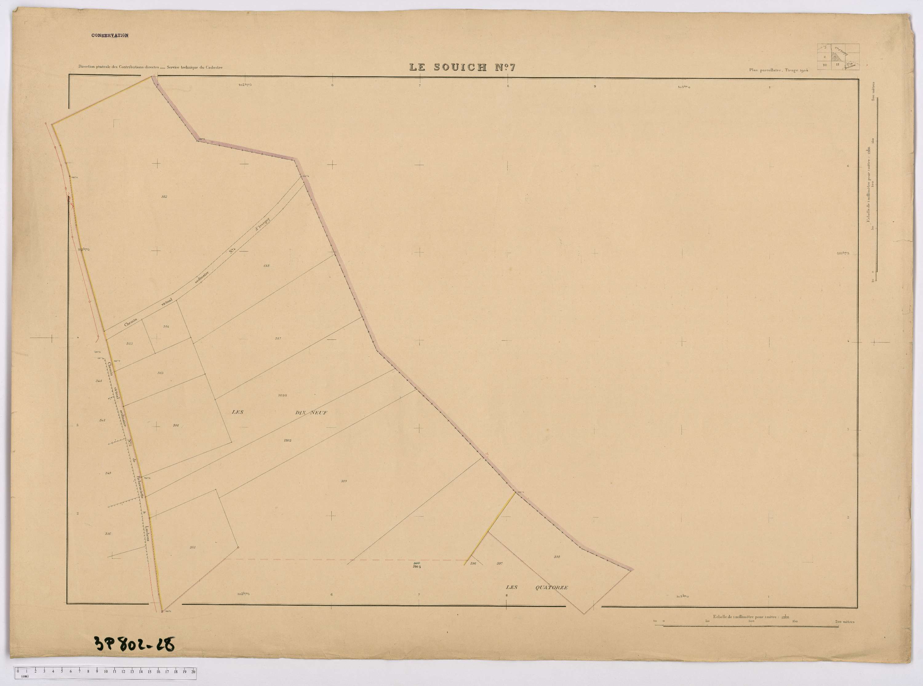 Le Souich - Plan n° 7.