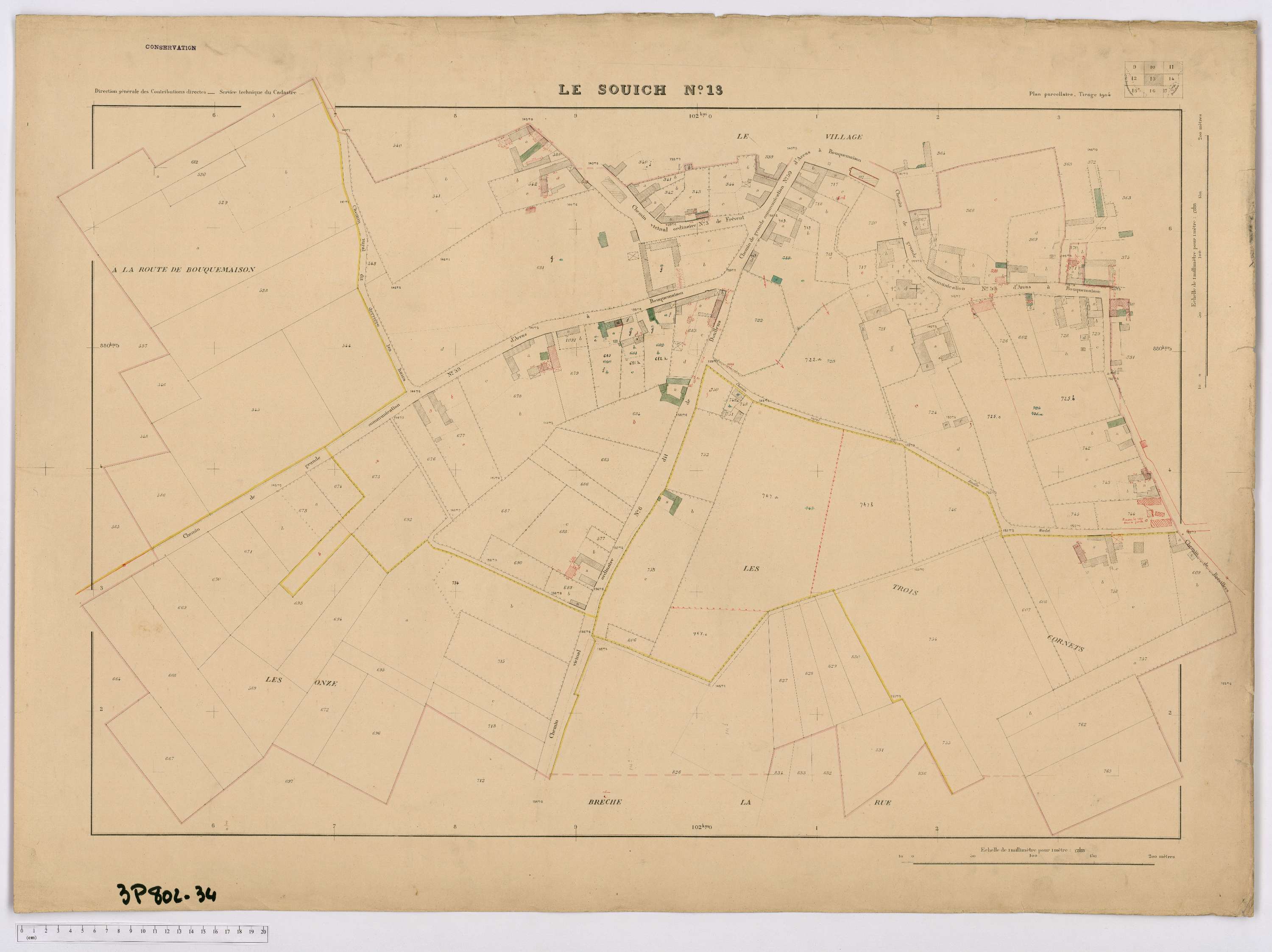 Le Souich - Plan n° 13.