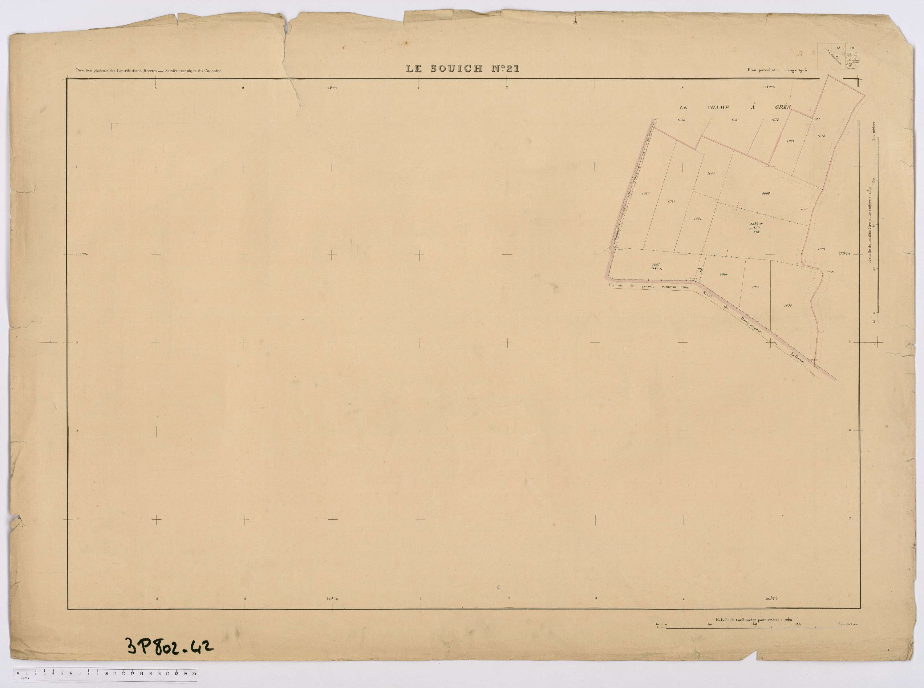 Le Souich - Plan n° 21.