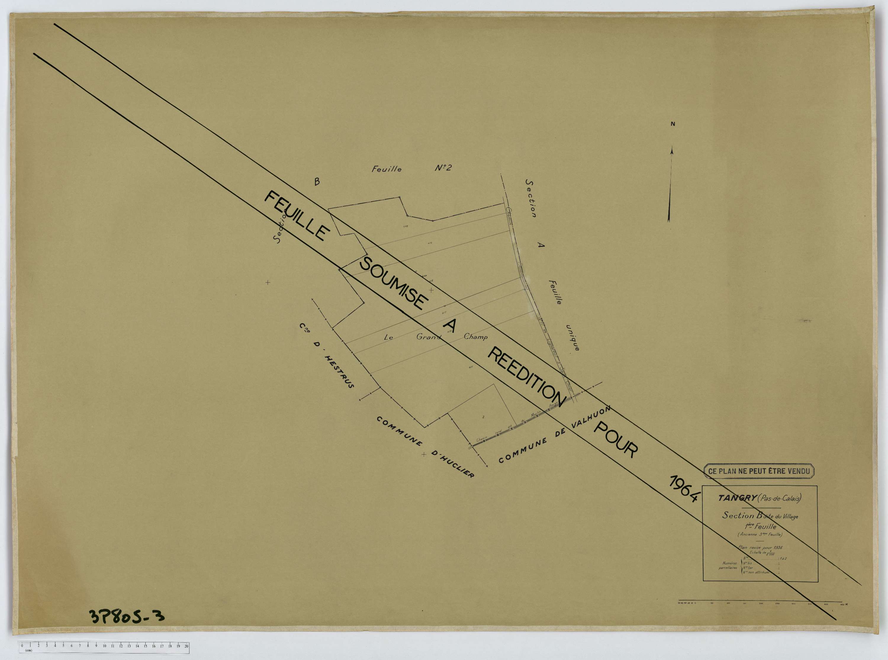 Tangry - Section B, feuille 1.