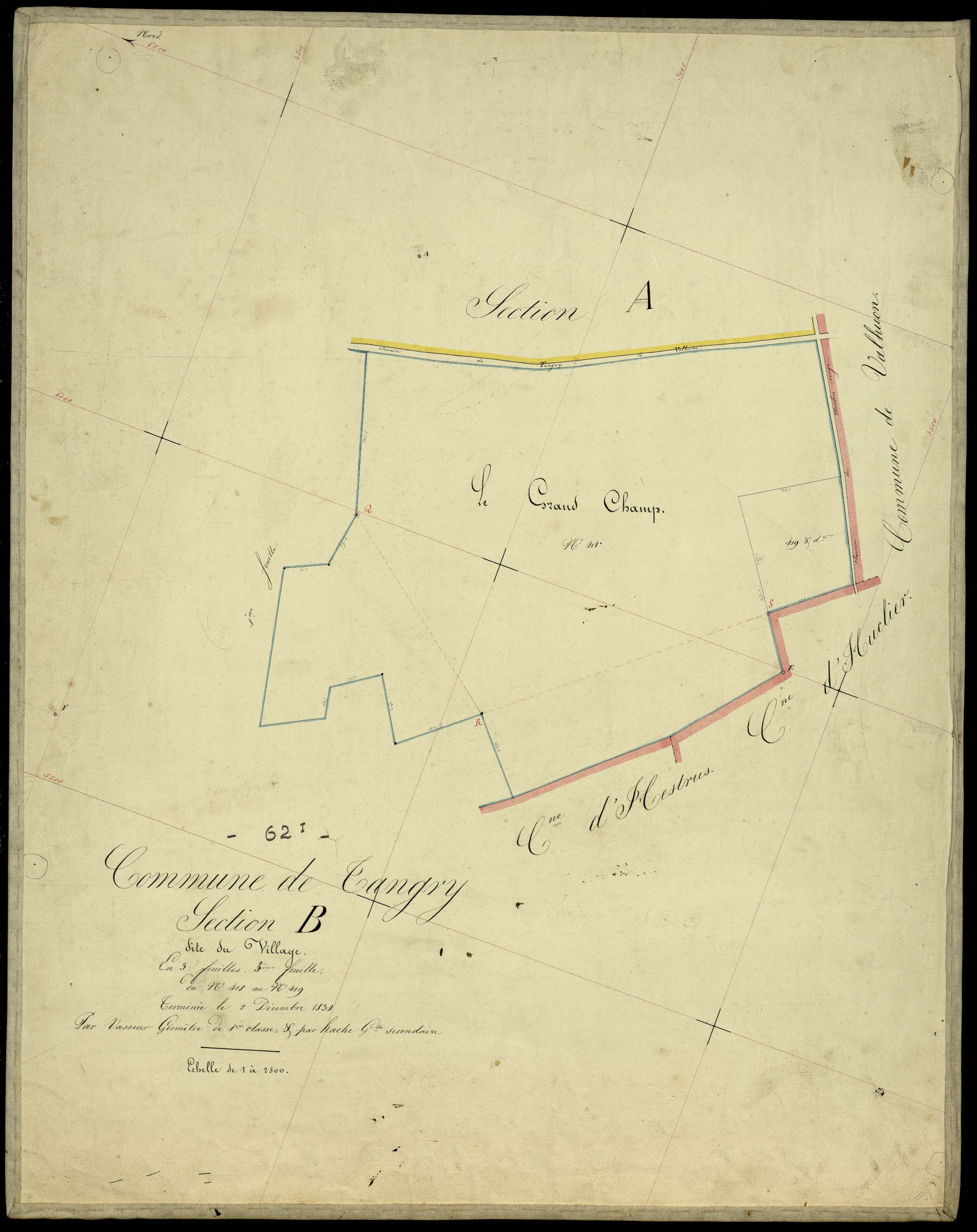 Tangry - Section B, 3e feuille
