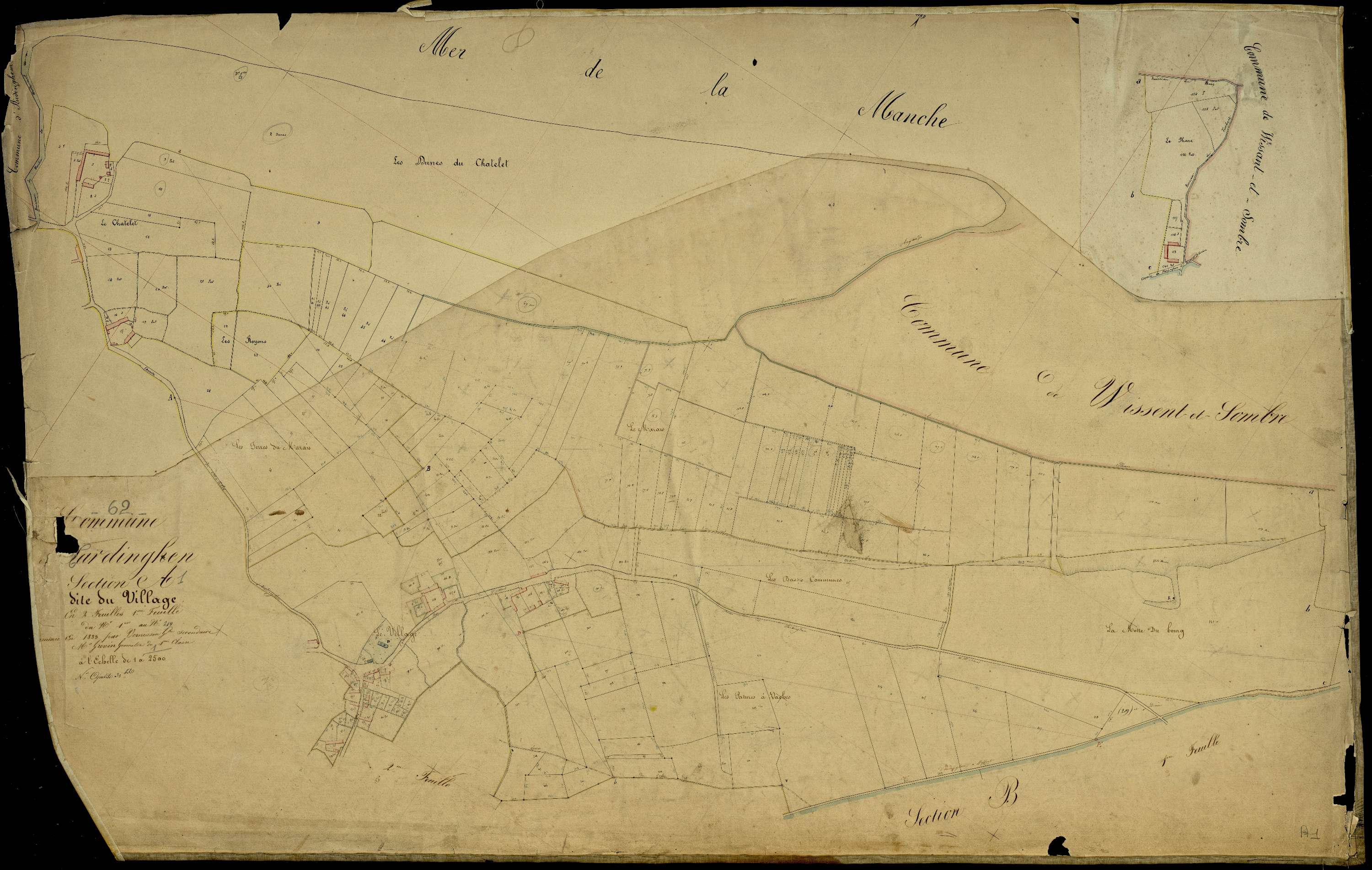 Tardinghen - Section A, 1re feuille